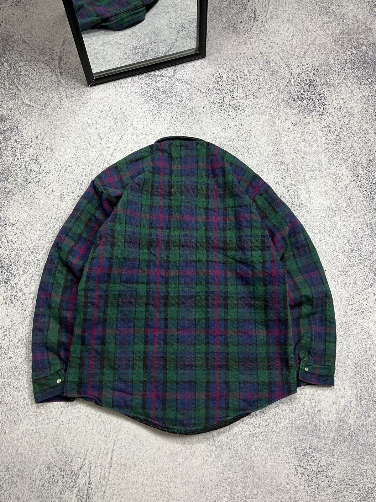 Flannel × Vintage Vintage 90’s Codet Made in USA Flannel Plaid Shirt Jacket Size US L / EU 52-54 / 3 - 15 Thumbnail