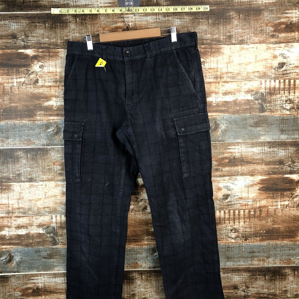 Comme Ca Ism DL Comme Ca Ism checkered Cargo Multipocket Pants #C644 Size US 32 / EU 48 - 2 Thumbnail