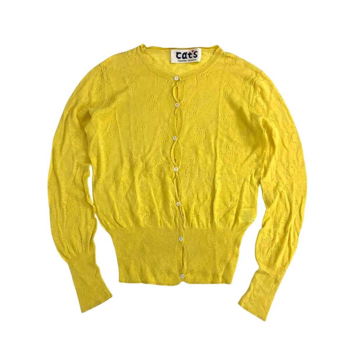 Issey Miyake × Japanese Brand × Tsumori Chisato Vintage CAT’S Tsumori Chisato Issey Miyake Knitted Cardigan Size US M / EU 48-50 / 2 - 1 Thumbnail