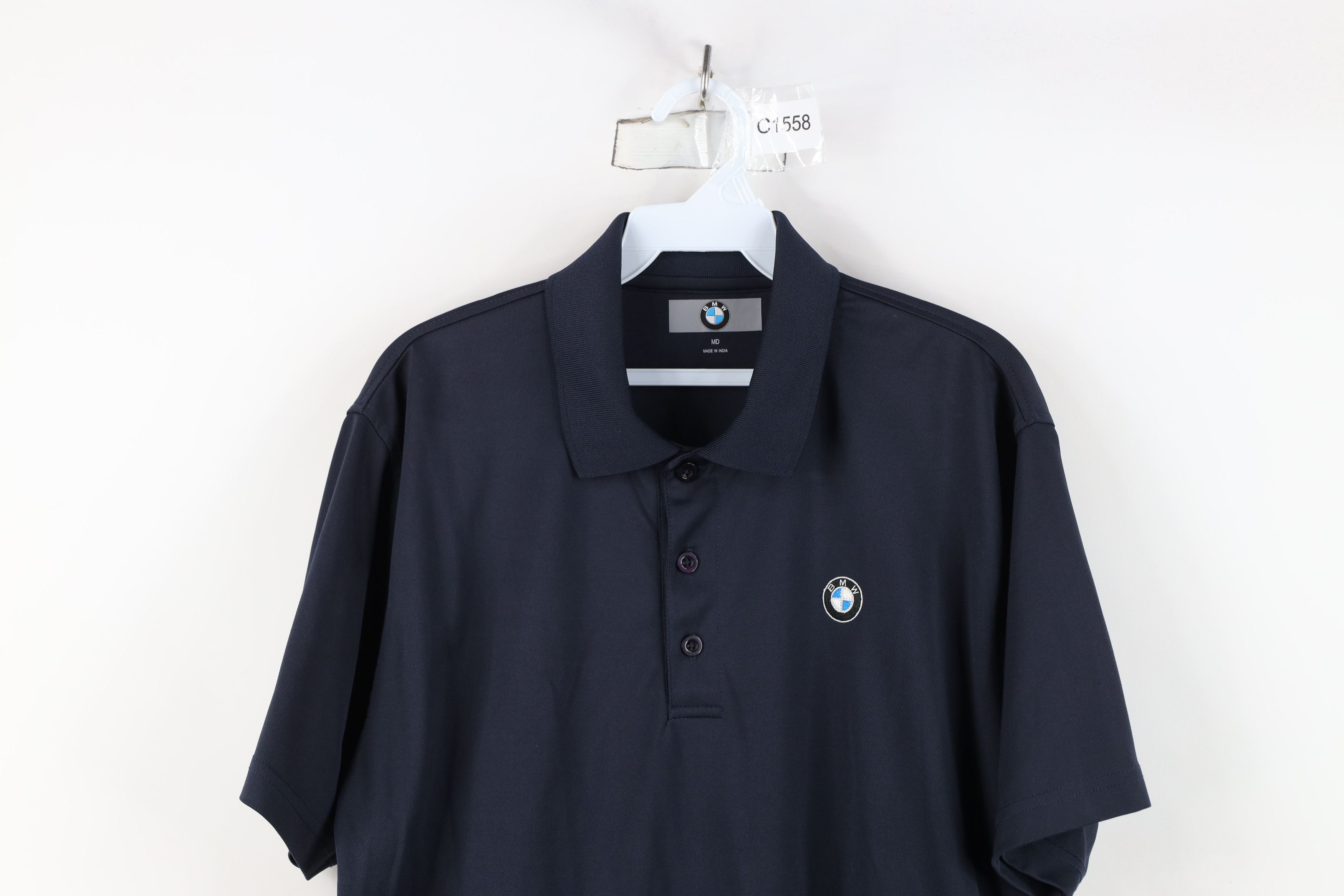 Vintage Vintage Y2K BMW Racing Classic Logo Golf Polo Shirt Blue Size US M / EU 48-50 / 2 - 2 Thumbnail