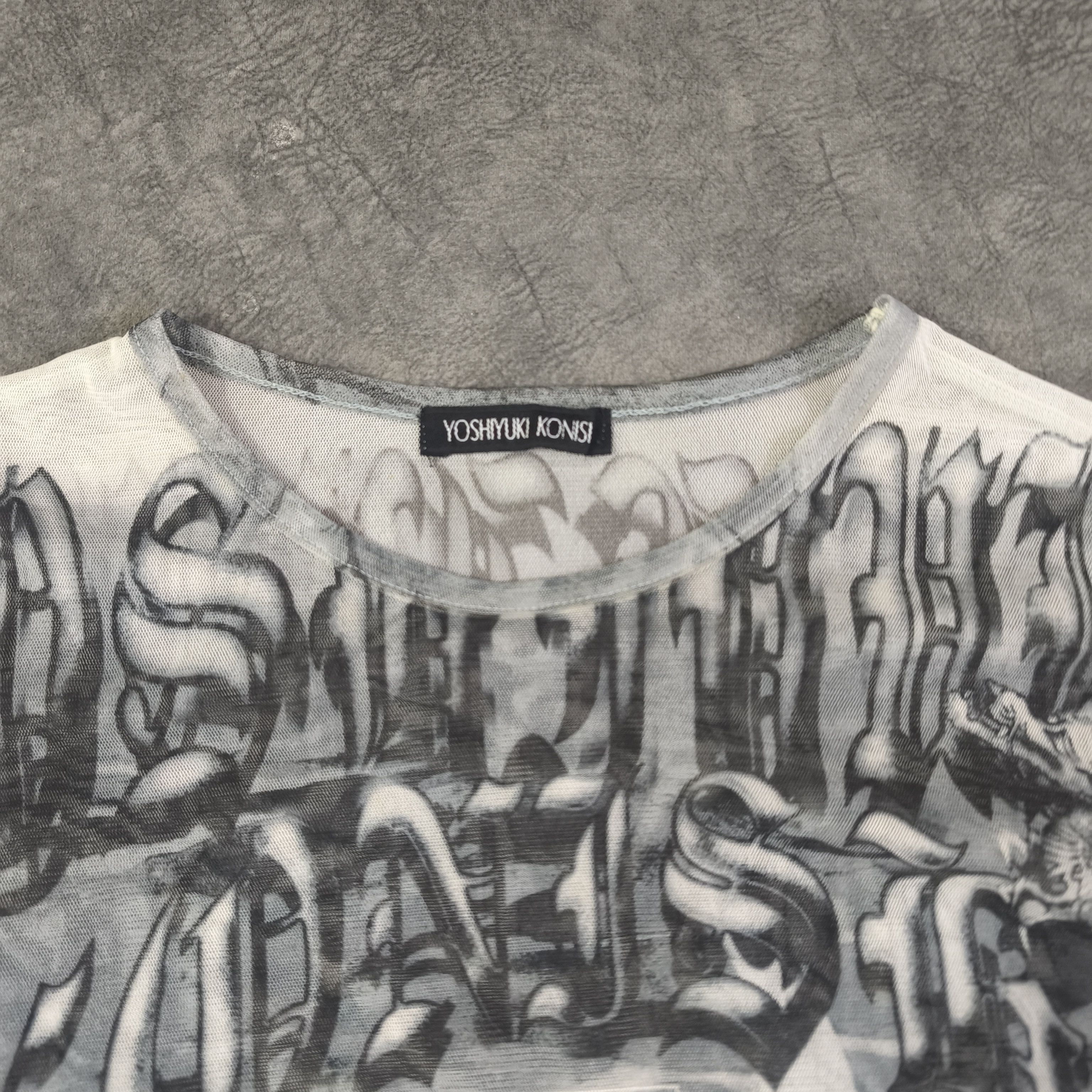 Japanese Brand Yoshiyuki Konishi AW01 Devil Dragon Gothic Tattoo Mesh Top Size US S / EU 44-46 / 1 - 4 Thumbnail