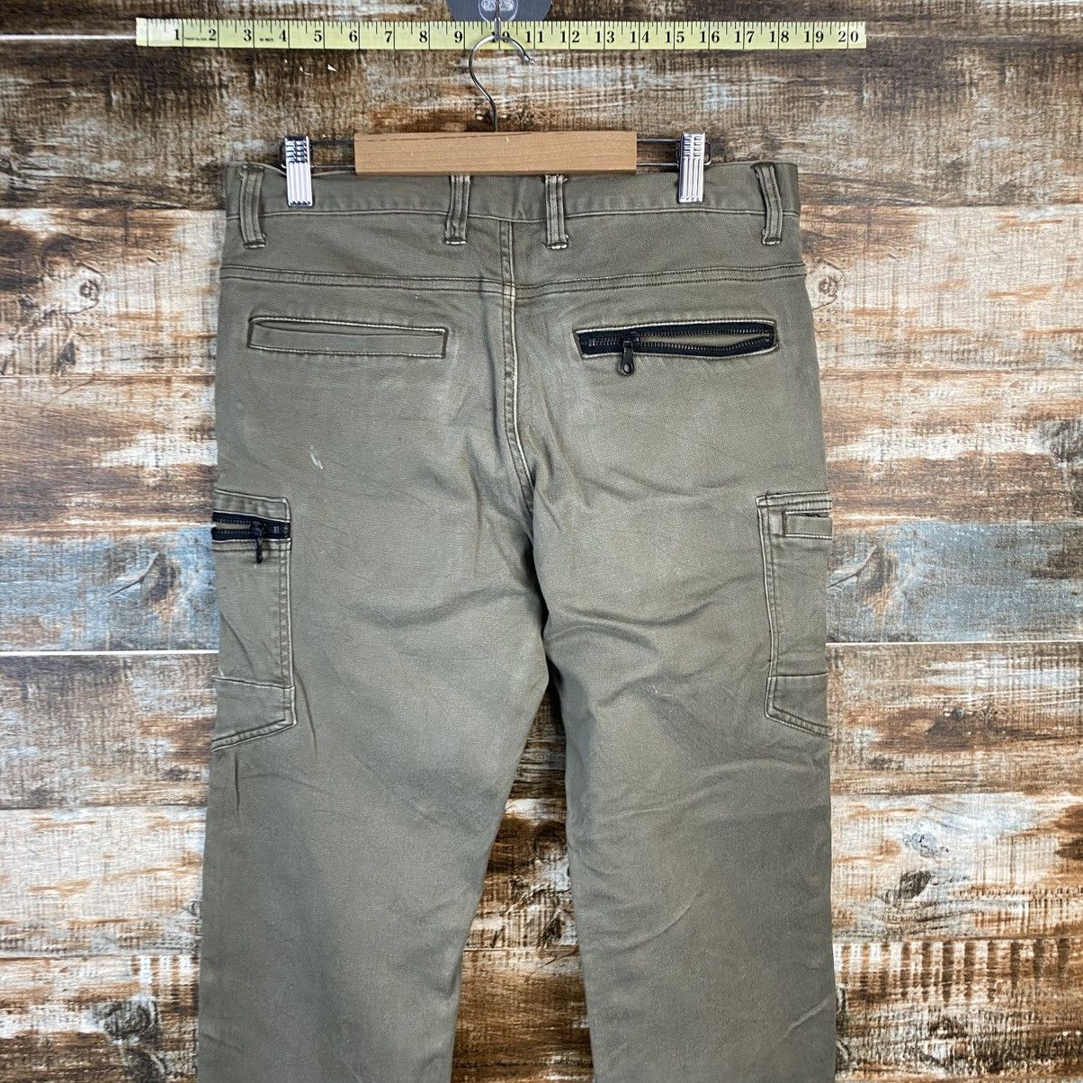 Japanese Brand DL Scot Inc Green Cargo Multipocket Pants #C1221 Size US 32 / EU 48 - 17 Thumbnail