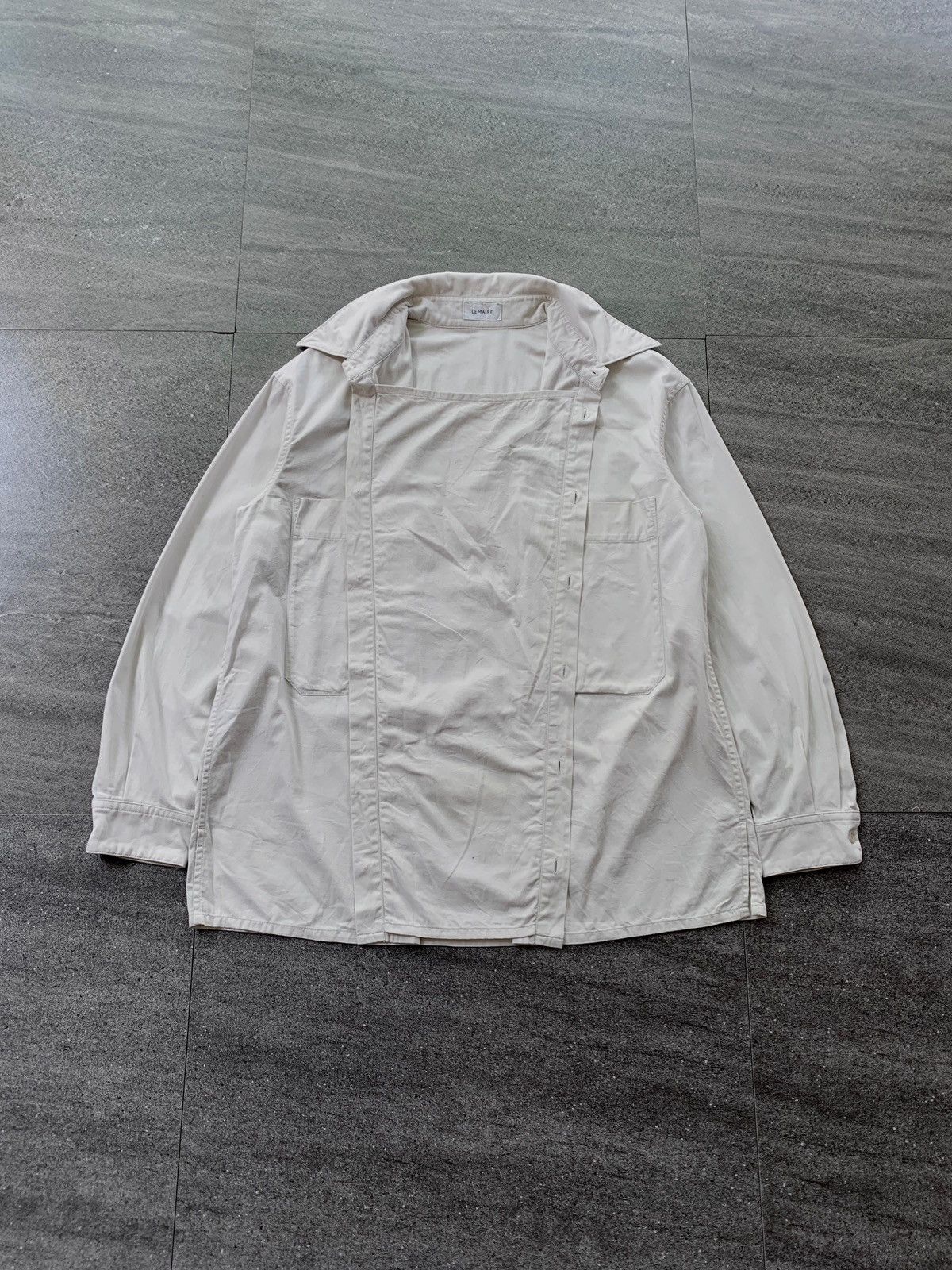 Lemaire FREE TAX! Big Pocket Cotton Ls Shirts Size US L / EU 52-54 / 3 - 4 Thumbnail