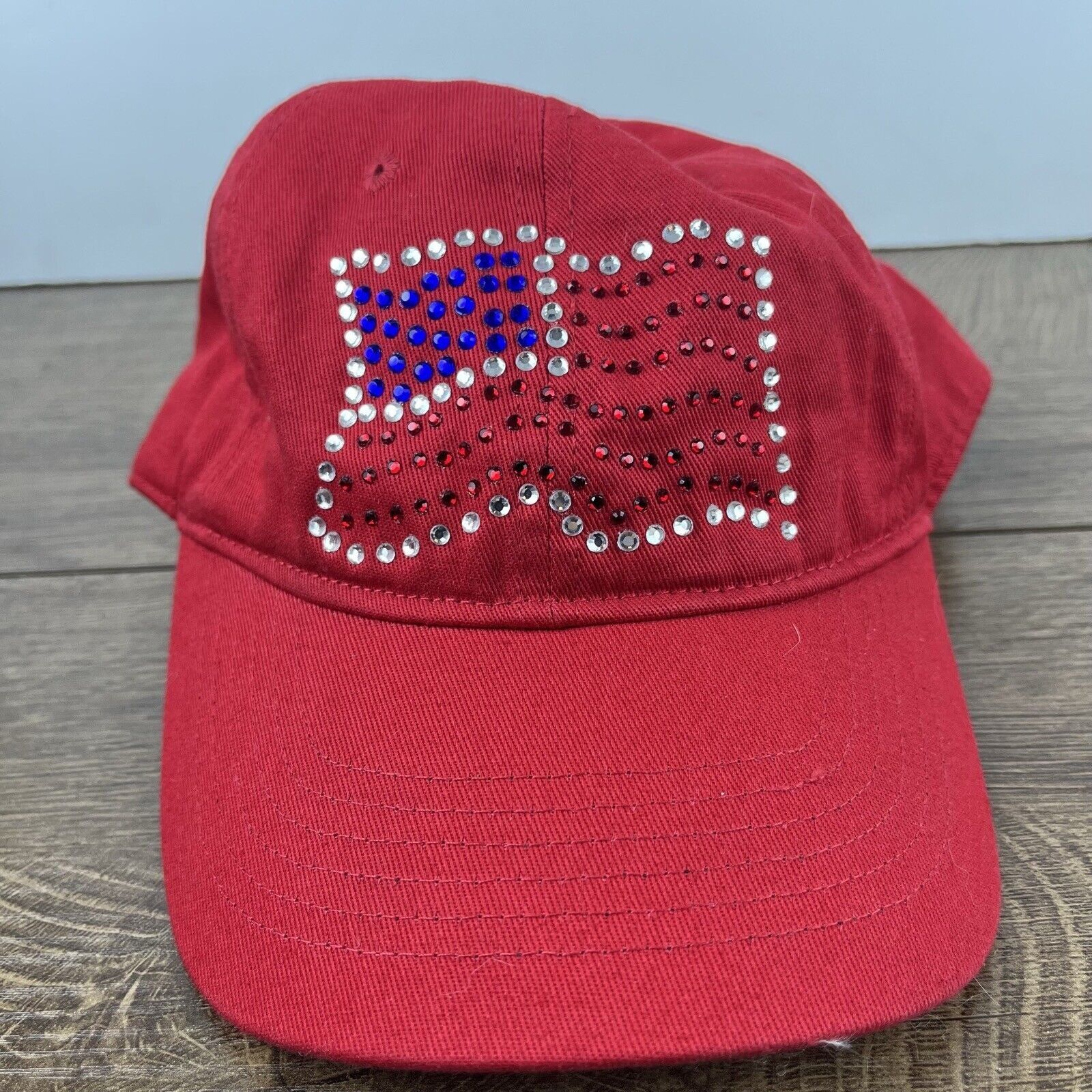 Other USA Flag Hat American Flag USA Hat Red Adjustable Hat Red Ad Size ONE SIZE - 3 Thumbnail