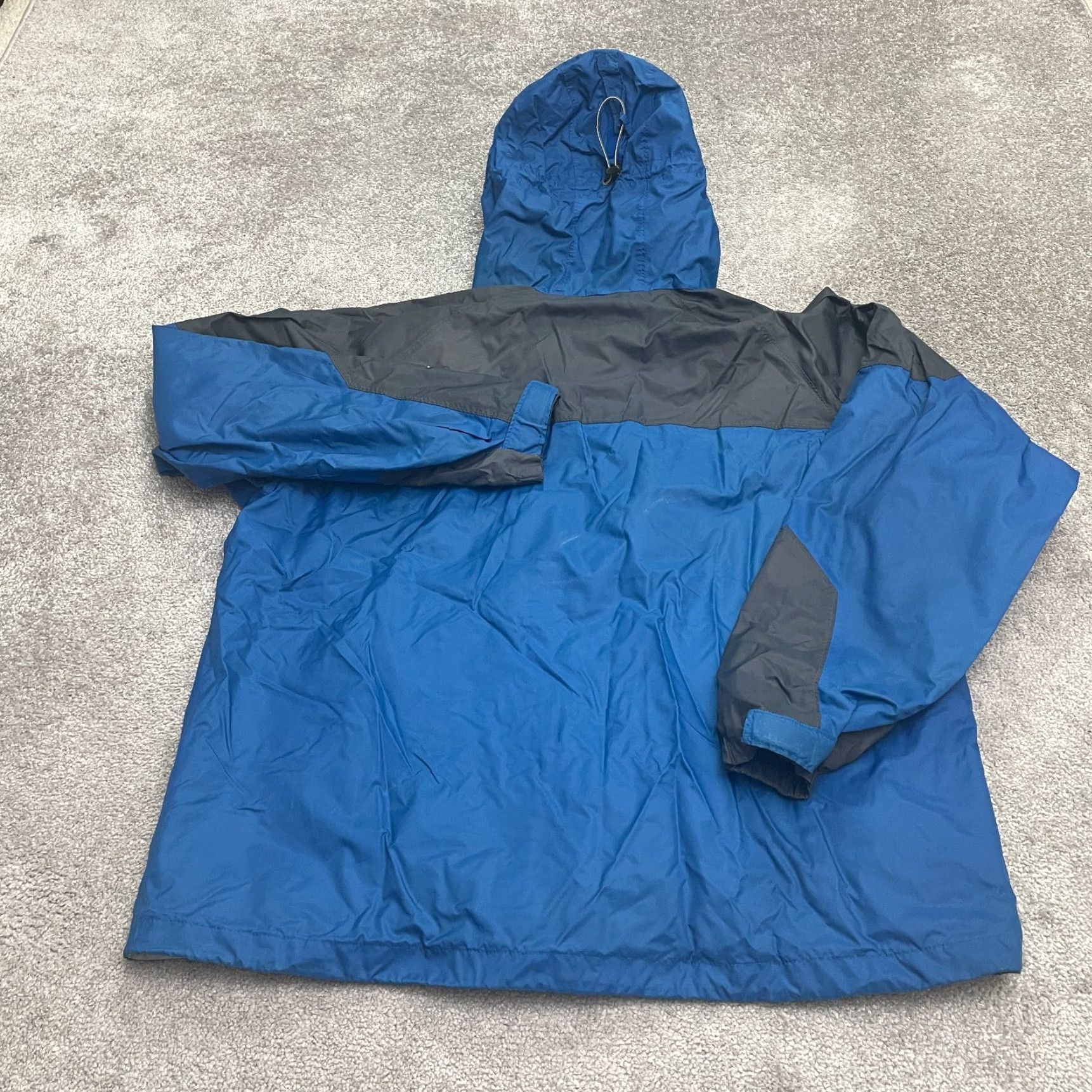 Vintage Columbia Omni Tech Water Light II Windbreaker Jacket Men XL Blue Hoodie Packable Size US XL / EU 56 / 4 - 2 Thumbnail