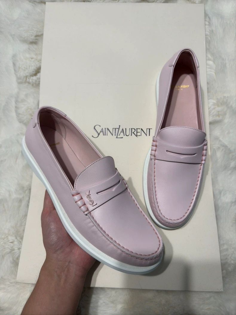Saint Laurent Paris Saint Laurent Paris Logo loafers shoes Size US 10 / EU 43 - 1 Thumbnail