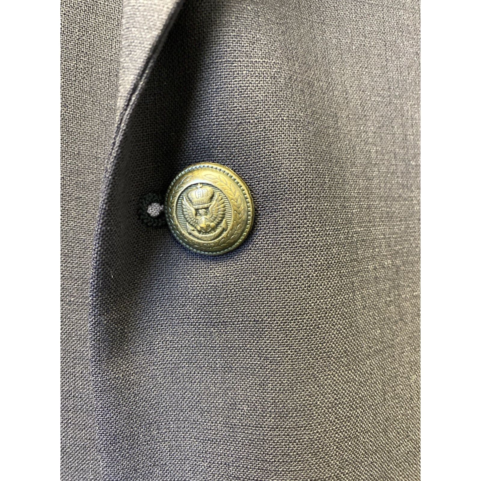 Jos. A. Bank VINTAGE Jos. A. Bank Blazer 42L Navy Blue Notch Lapel Sport Coat Mens Size 42R - 3 Thumbnail