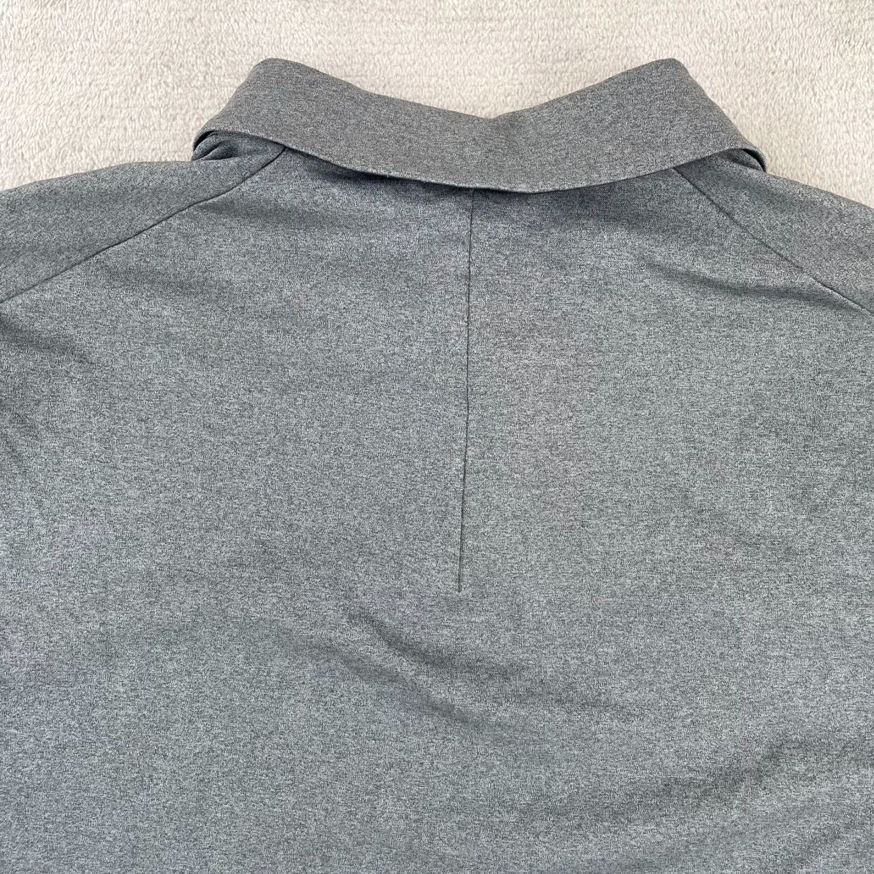 Lululemon Lululemon Capacity Polo Men Medium Grey Short Sleeve Wicking Performance Active Size US M / EU 48-50 / 2 - 4 Thumbnail