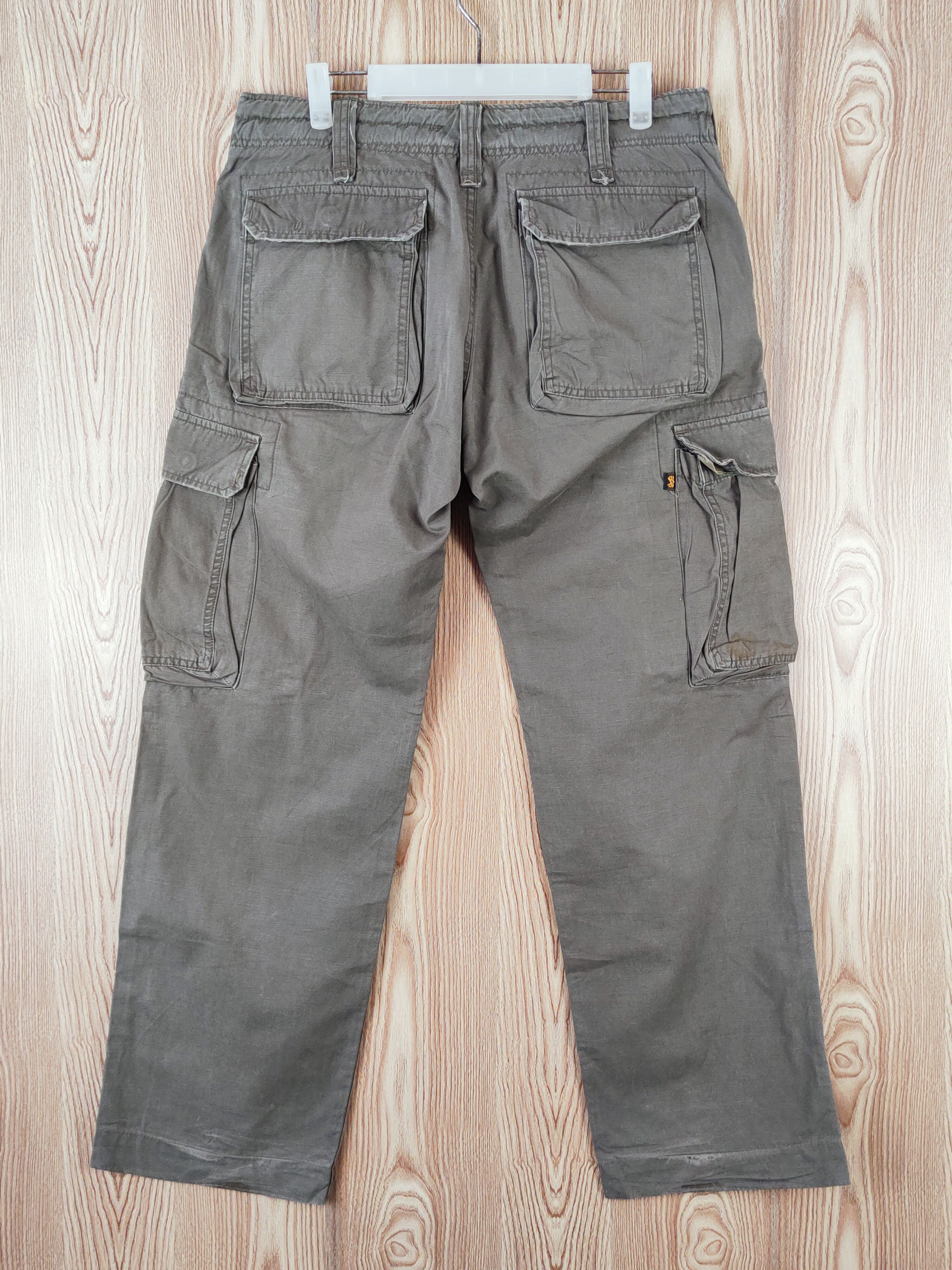 Alpha Industries Alpha Industries X Blow Olive Multipocket Cargo Pants #W896 Size US 32 / EU 48 - 8 Thumbnail