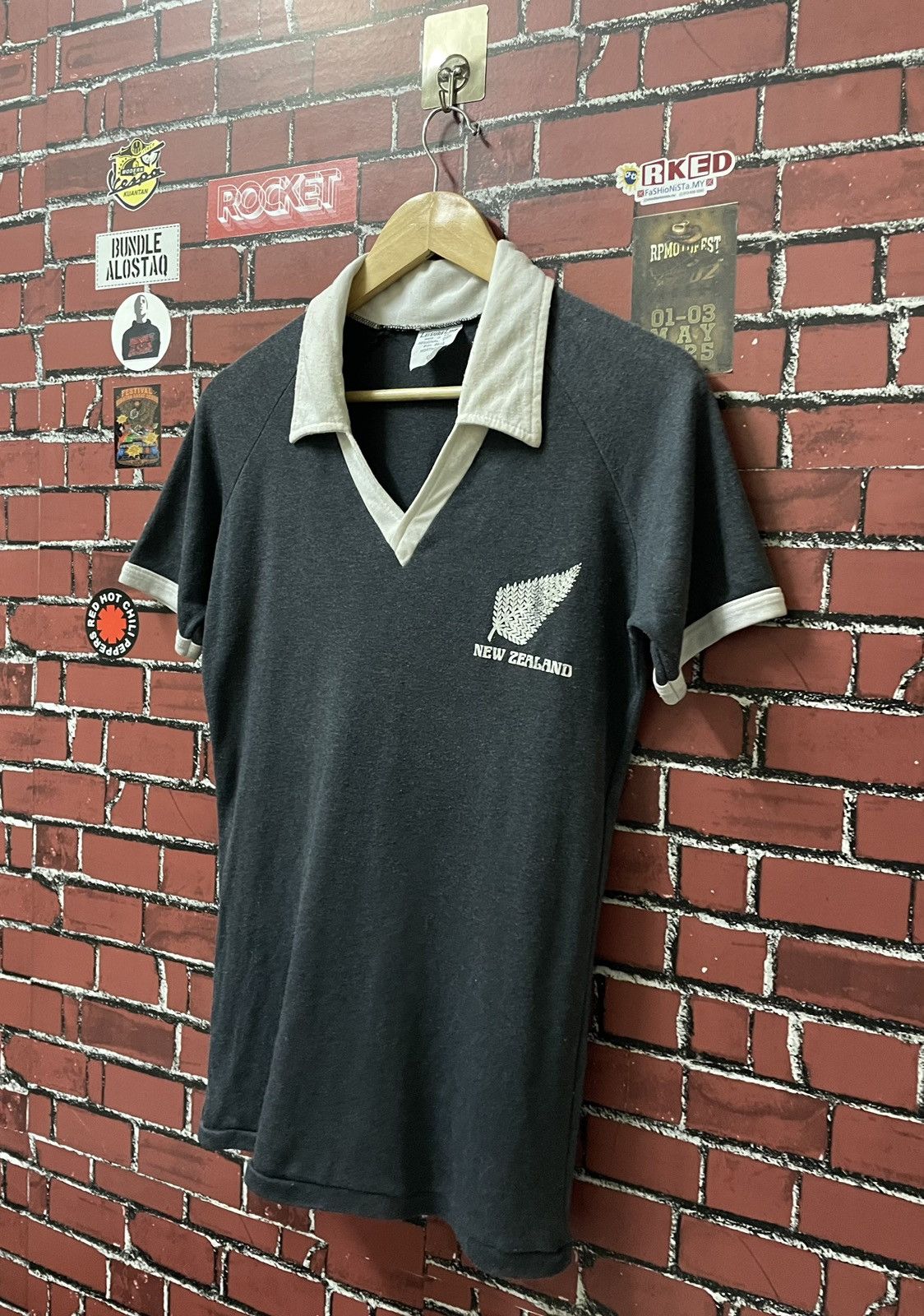 Canterbury of New Zealand VINTAGE NEW ZEALAND ALL BLACK 80/90s Size US M / EU 48-50 / 2 - 2 Thumbnail