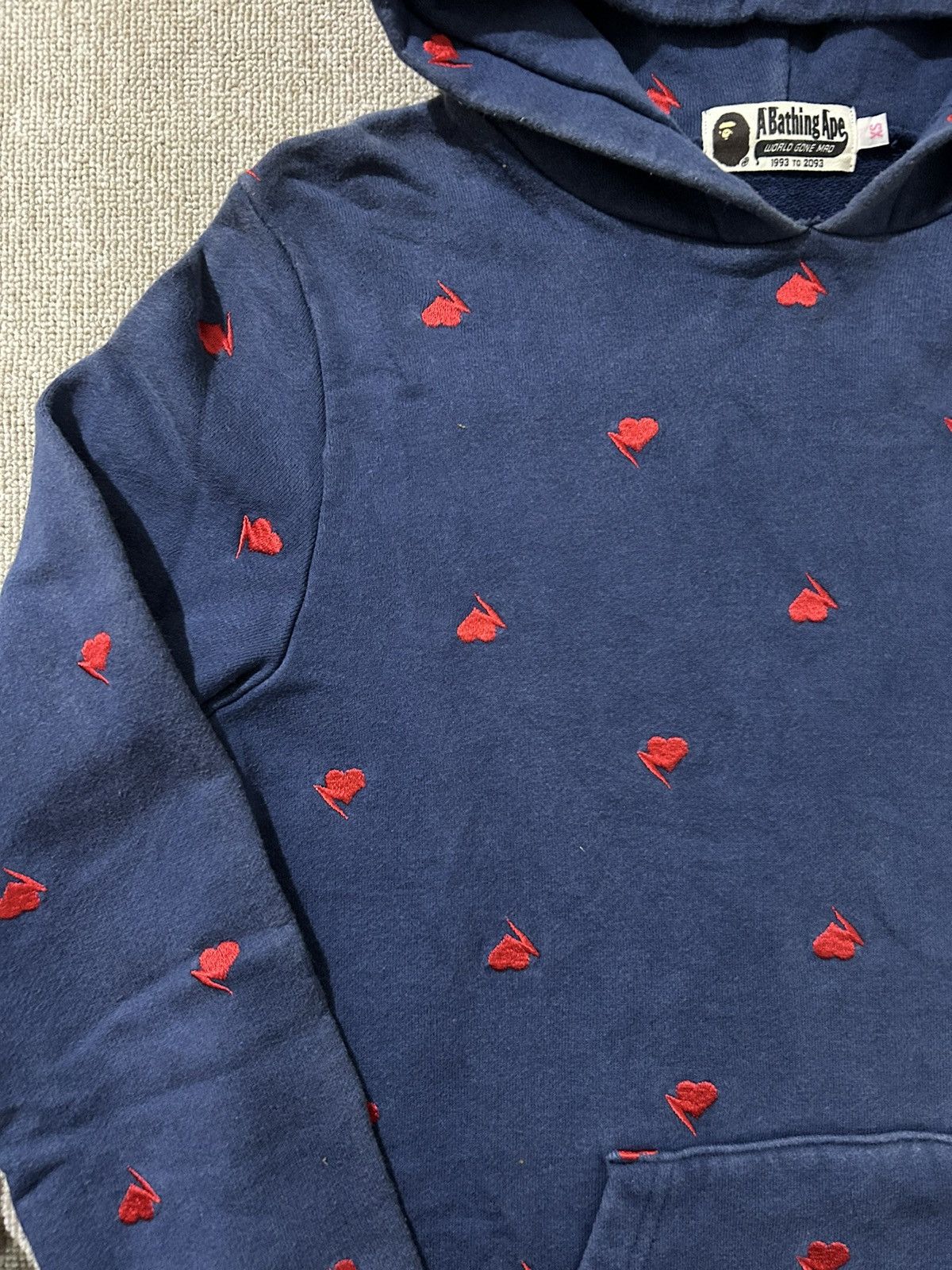 Bape Bape Valentines Hoodie Size XS / US 0-2 / IT 36-38 - 4 Thumbnail