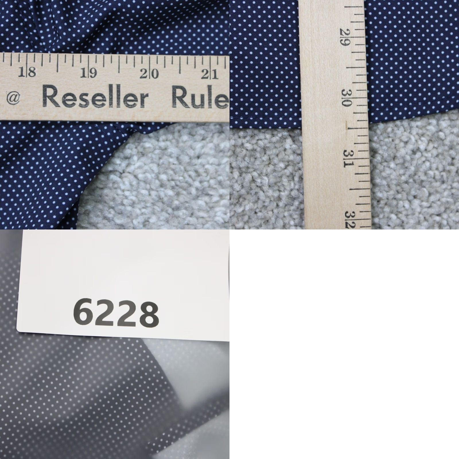 Vintage WRK Dress Shirt Men 15 Blue Geometric 4-Way Stretch Polyester Stretch L/S Button Shirt Mens Blue Geometric 4-Way Stretch Dress Shirt Size 40R - 9 Thumbnail
