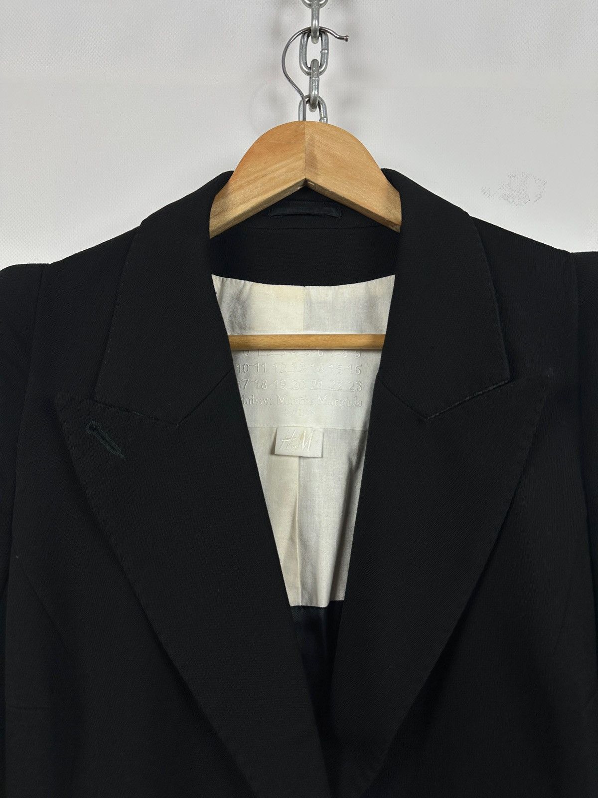 H&M × Maison Margiela Maison Martin Margiela x H&M Pagoda Shoulder Wool Blazer Size XL / US 12-14 / IT 48-50 - 8 Thumbnail