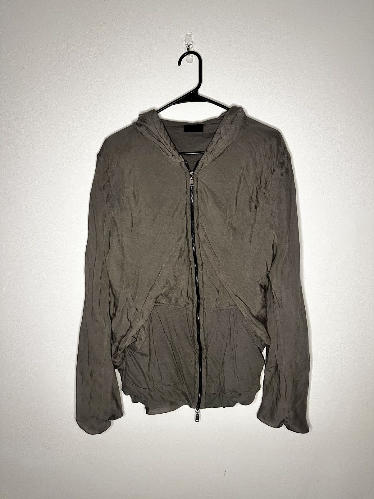 Lanvin Lanvin Silk Overlay Hoodie Jacket Size US XL / EU 56 / 4 - 1 Thumbnail
