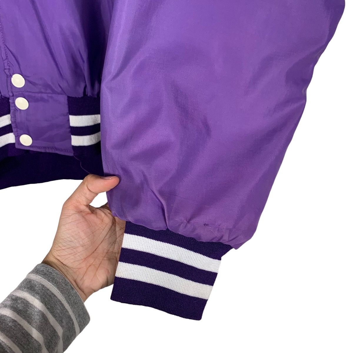Holloway HOLLOWAY Cushing Baseball Purple Coach Jacket #1160-C53 Size US XL / EU 56 / 4 - 13 Thumbnail