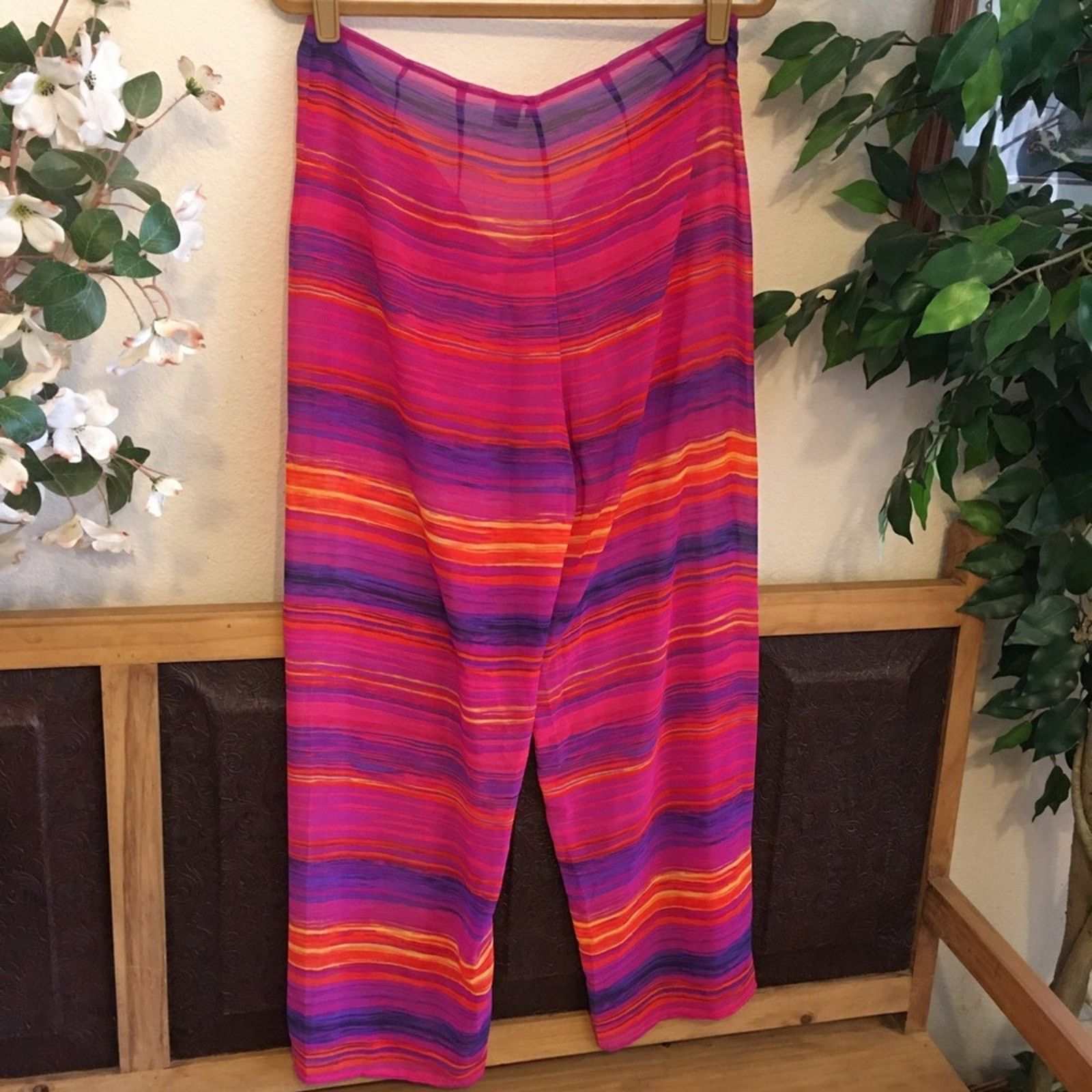 Other Kathy Ireland colorful summer swim sarong pants Size 32" / US 10 / IT 46 - 5 Thumbnail