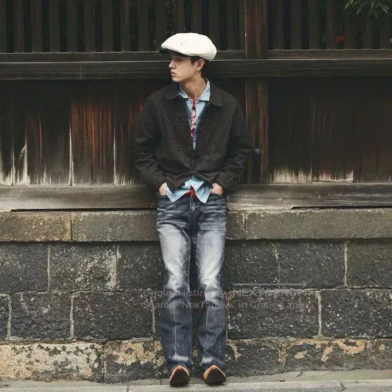 MASAHIROMARUYAMA MARU SANKAKU PEKE COWBOY DENIM PANTS. Size US 29 - 3 Thumbnail
