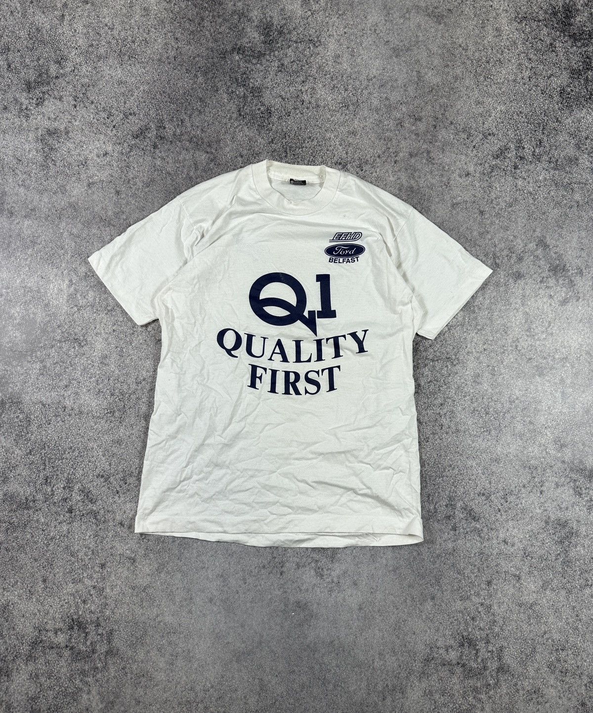 Vintage Vintage 90s Q1 Quality First Ford T-shirt Streetwear Logo L Size US L / EU 52-54 / 3 - 1 Thumbnail