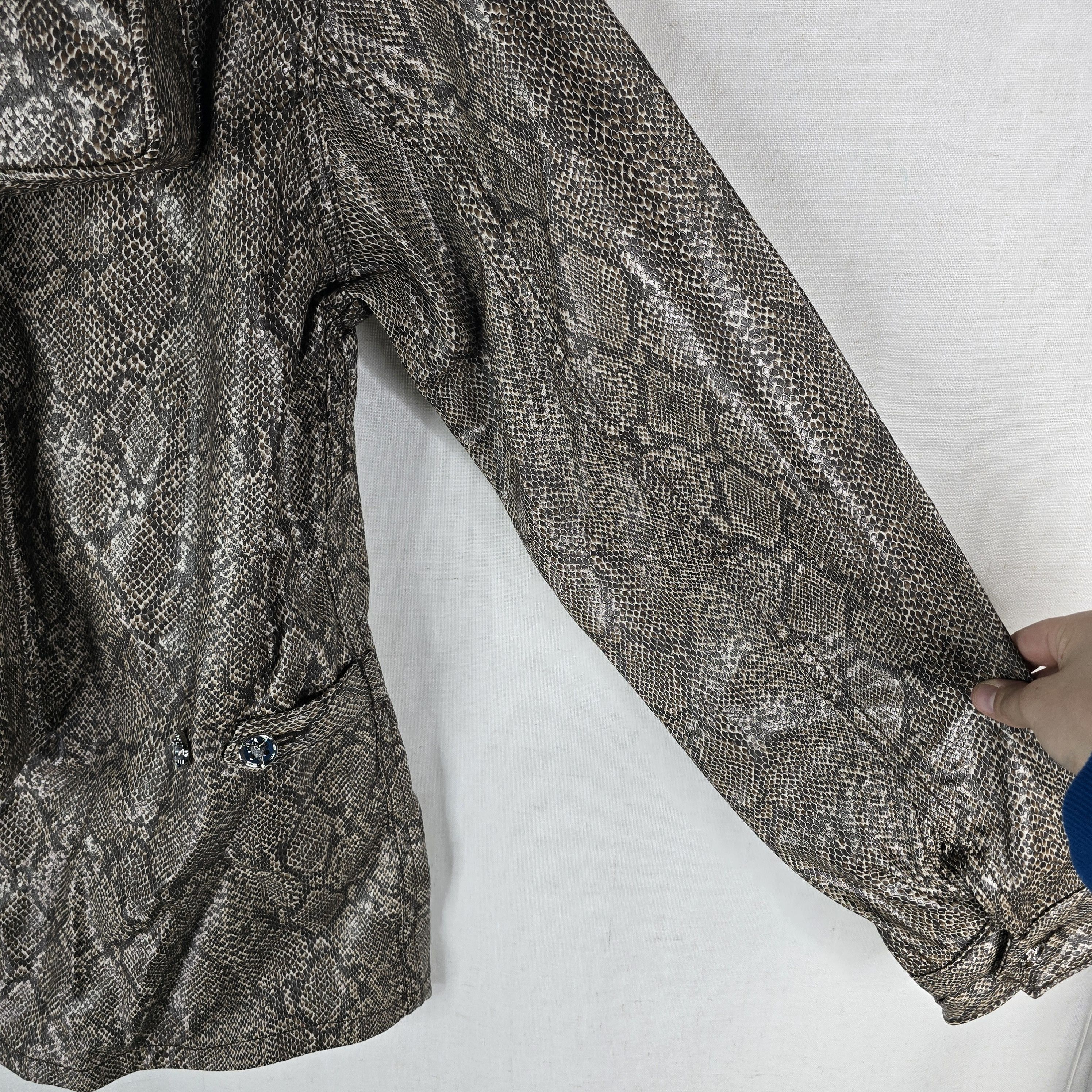 Seventh Heaven Seventh Heaven Mens XL Faux Snake Cross Jacket Ken Carson Size US XL / EU 56 / 4 - 2 Thumbnail