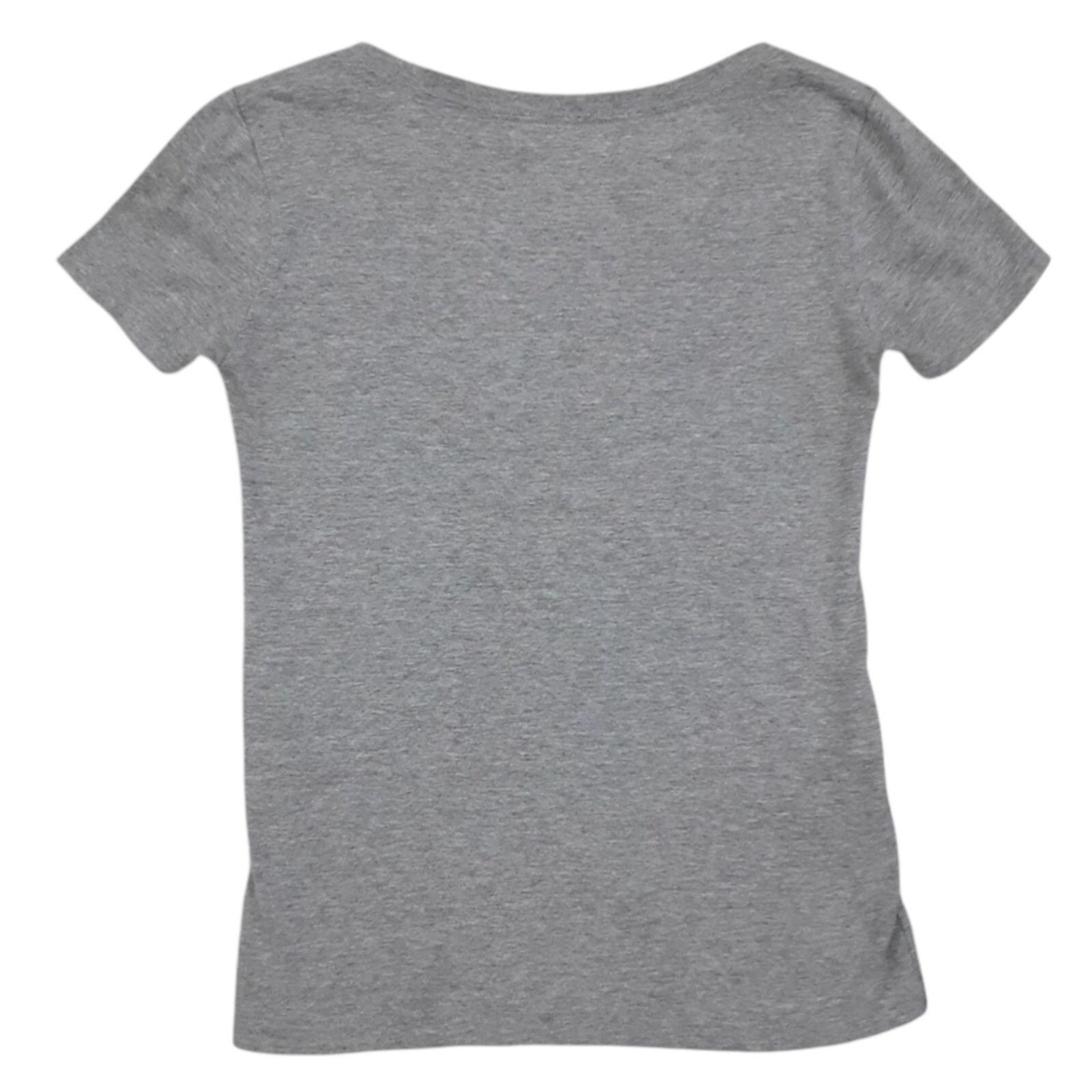 Disney DISNEY Mickey & Minnie T-shirt XS Gray Black Glitter Sparkle Size XS / US 0-2 / IT 36-38 - 5 Thumbnail
