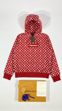 How much is a cheap louis vuitton supreme hoodie