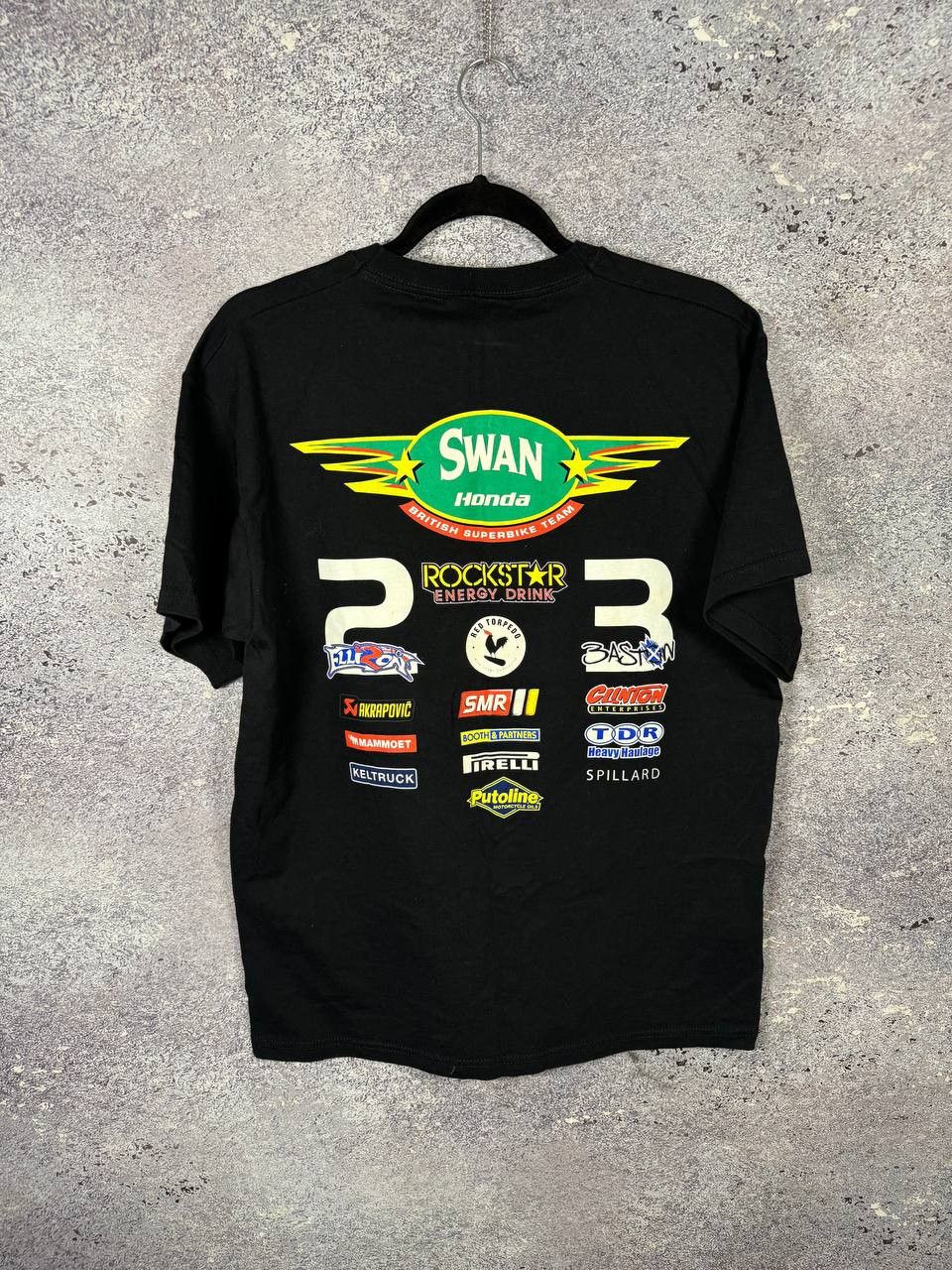 Vintage Vintage 2003 SWAN Honda Motorcycle T-Shirt Men's Large Size US L / EU 52-54 / 3 - 2 Thumbnail