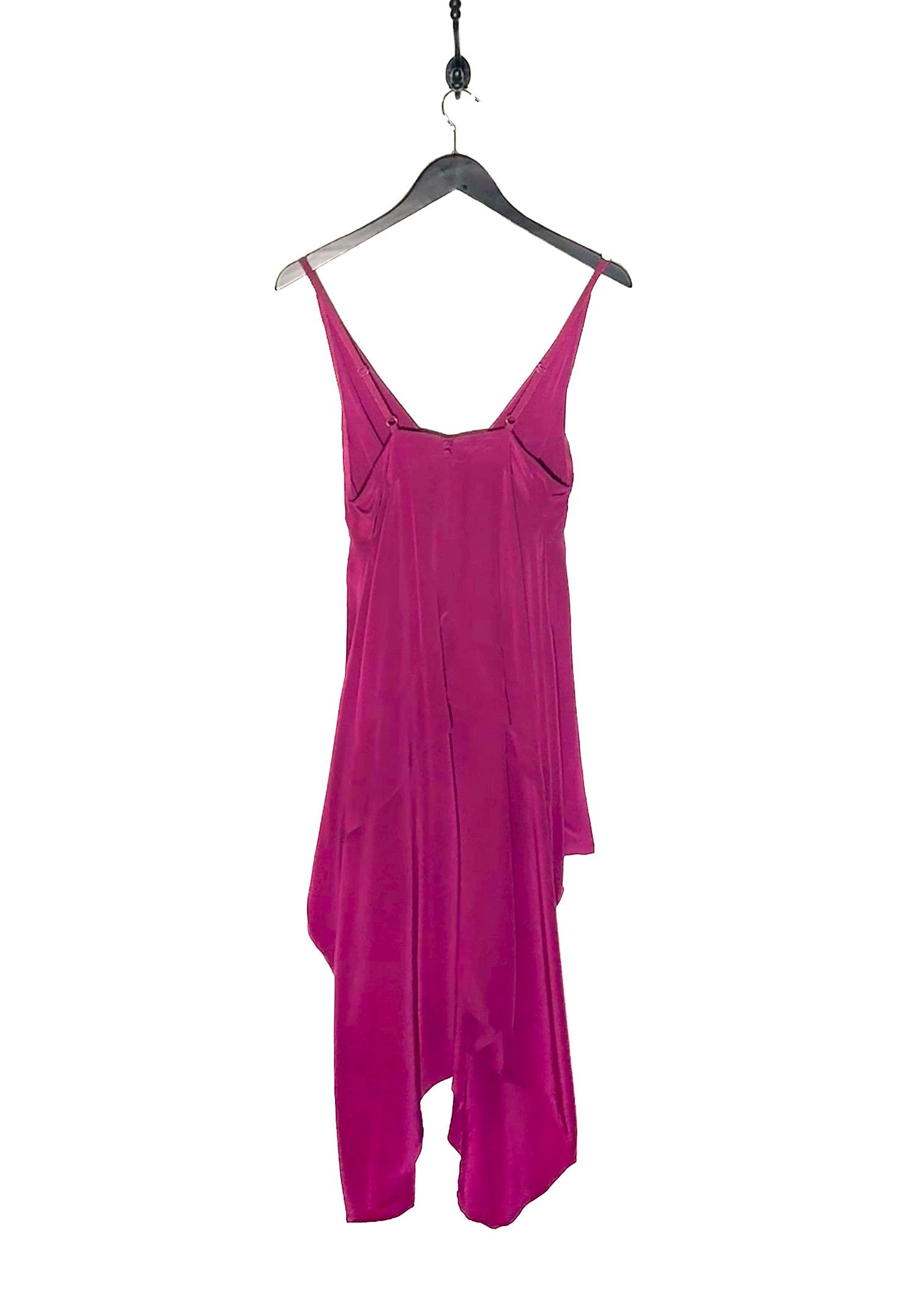 Balenciaga Balenciaga 2007 Magenta Silk Tank Dress Size M / US 6-8 / IT 42-44 - 4 Thumbnail