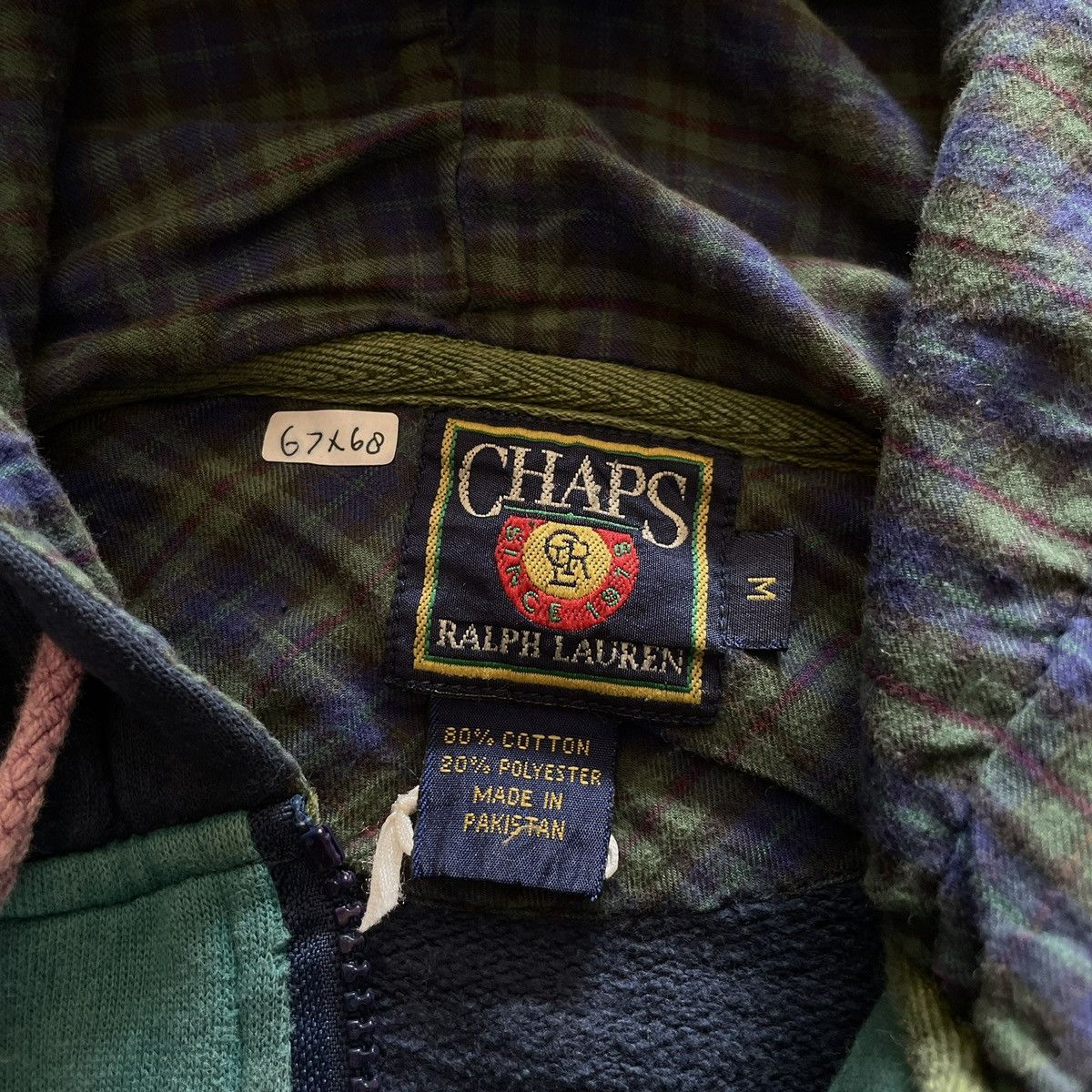 Chaps × Chaps Ralph Lauren Vintage Chaps Ralph Lauren Half Zip Hoodie Size US M / EU 48-50 / 2 - 4 Thumbnail