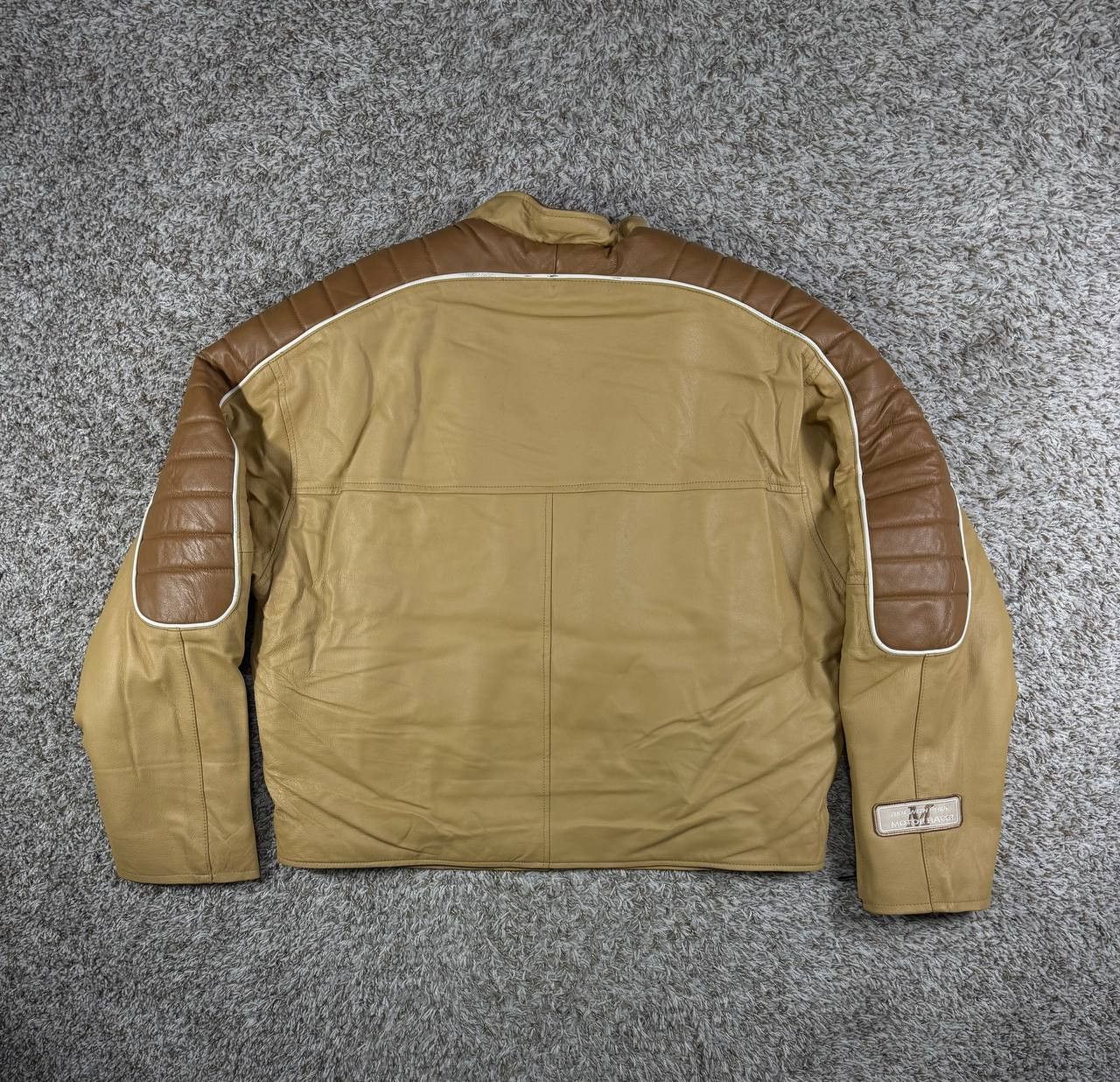 Genuine Leather WILDA Genuine Leather Racing Jacket Moto Biker Patches Size US XXL / EU 58 / 5 - 21 Thumbnail