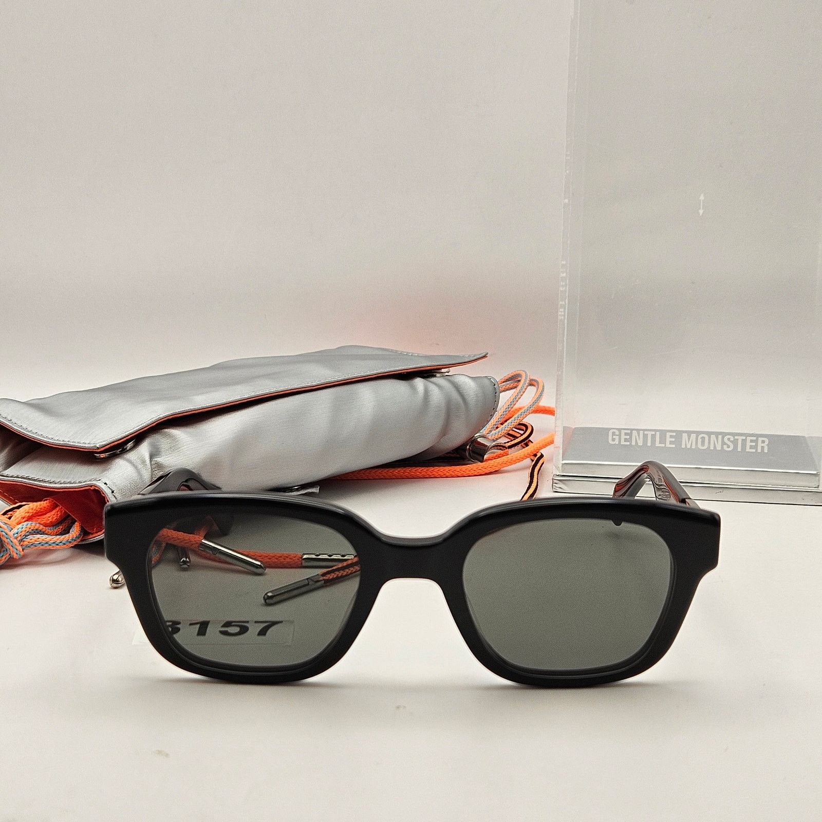 Ambush Design AMBUSH X GENTLE MONSTER CARABINER 1 01 BLACK SUNGLASSES NIB Size ONE SIZE - 3 Thumbnail