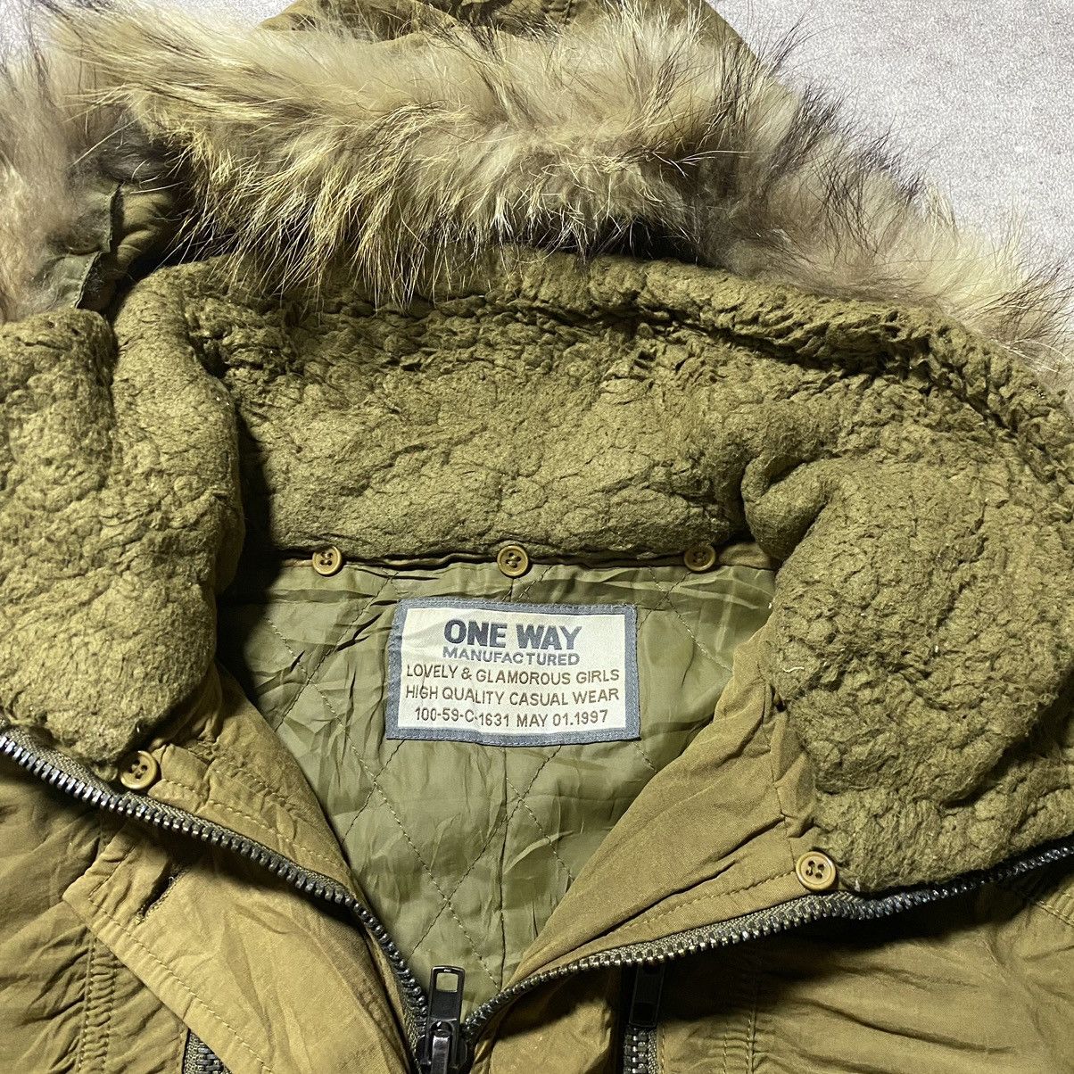 GOA 2000s One way Fur Military Hoodie Size US S / EU 44-46 / 1 - 10 Thumbnail