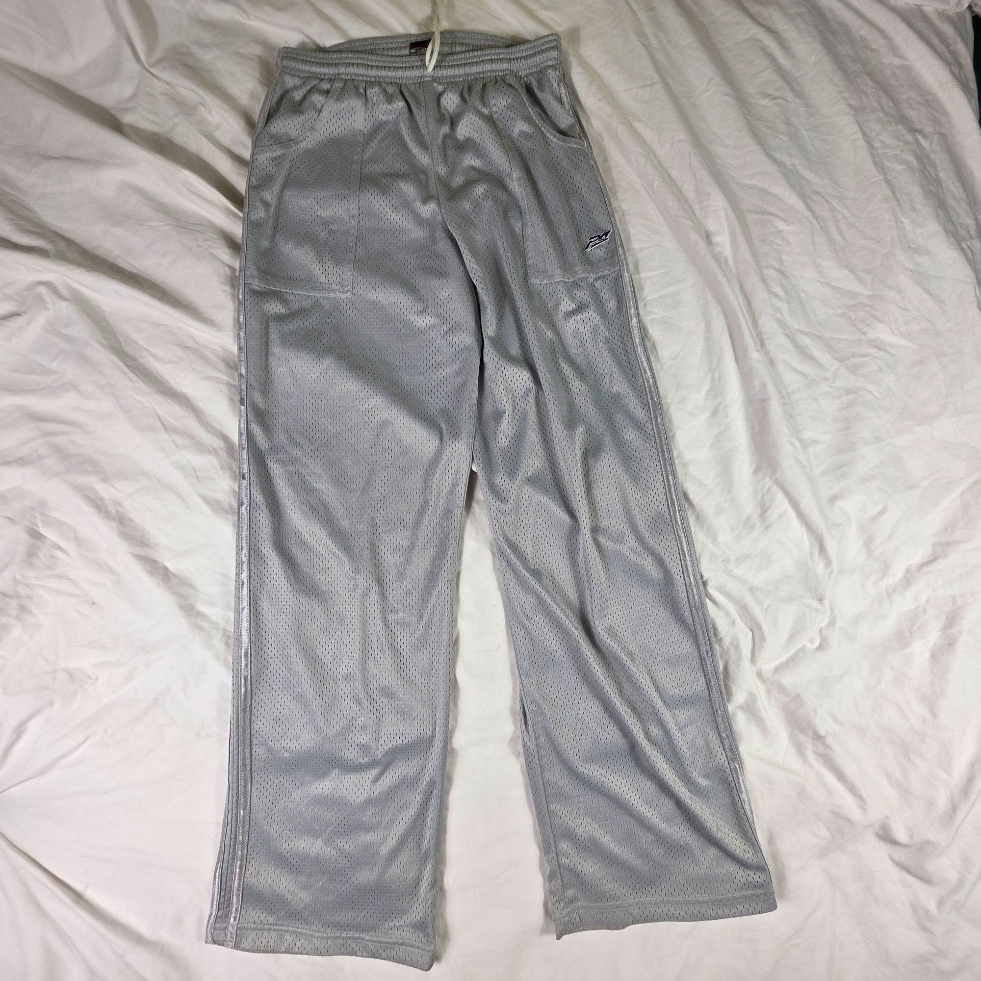 Other Vintage Perfetto Sportswear Mens Large Silver Athletic Pants Size US 34 / EU 50 - 3 Thumbnail