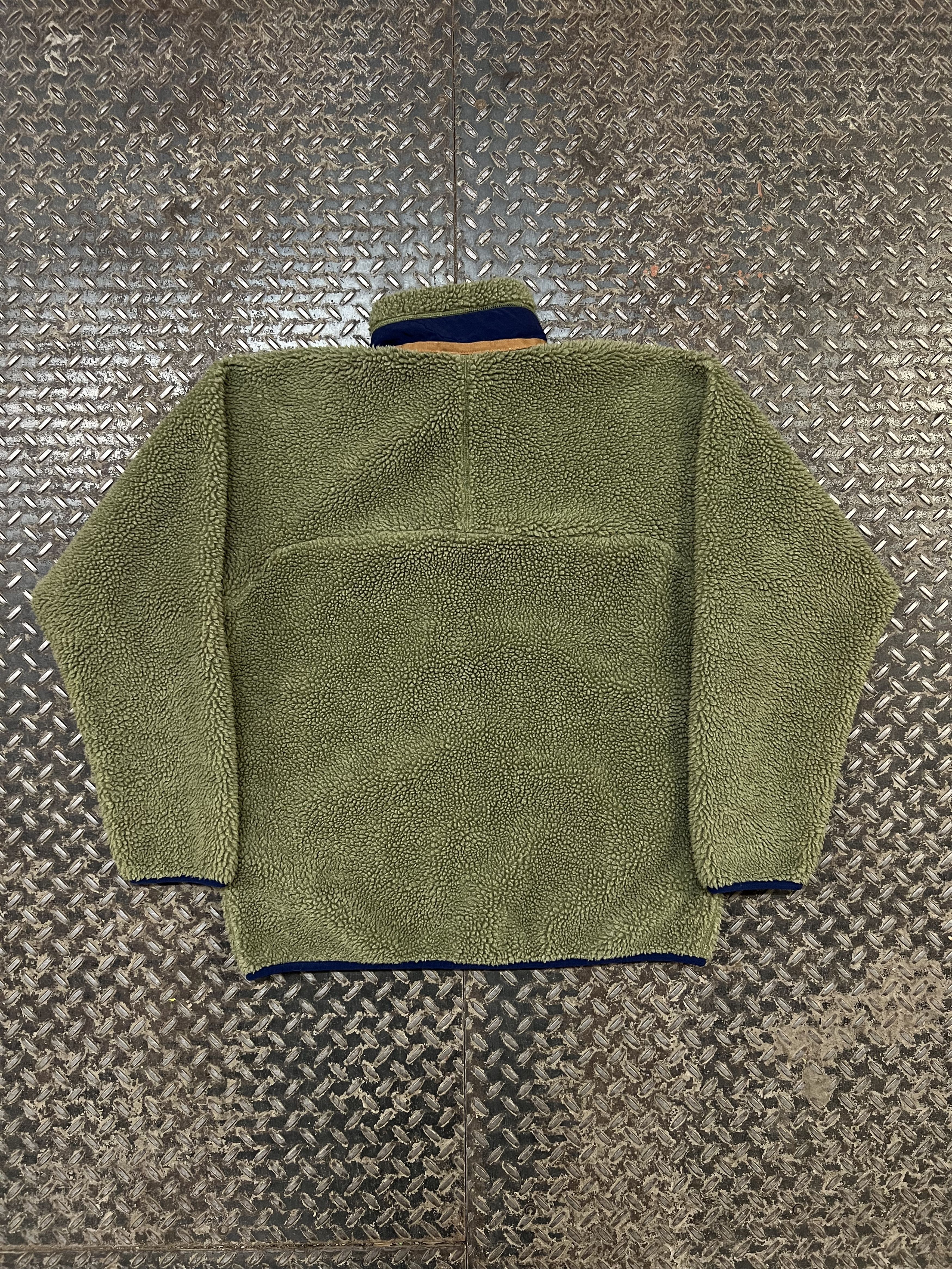 Patagonia Patagonia Sage Green Retro-X Deep Pile Fleece Jacket Size US XL / EU 56 / 4 - 2 Thumbnail