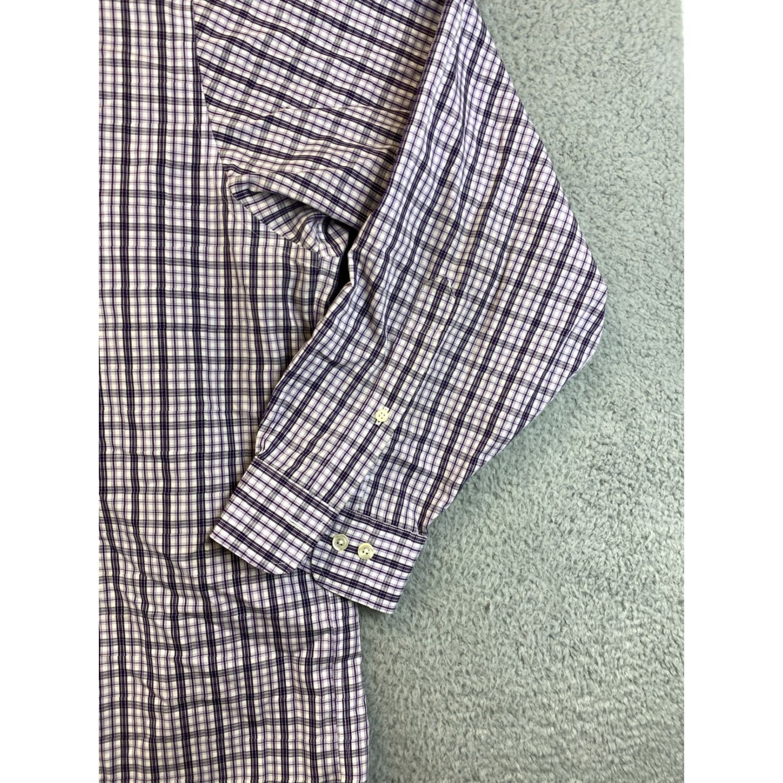 Brooks Brothers Brooks Brothers Shirt Mens 2XL Multicolor Plaid Cotton Long Sleeve Button-Down Size US XXL / EU 58 / 5 - 3 Thumbnail