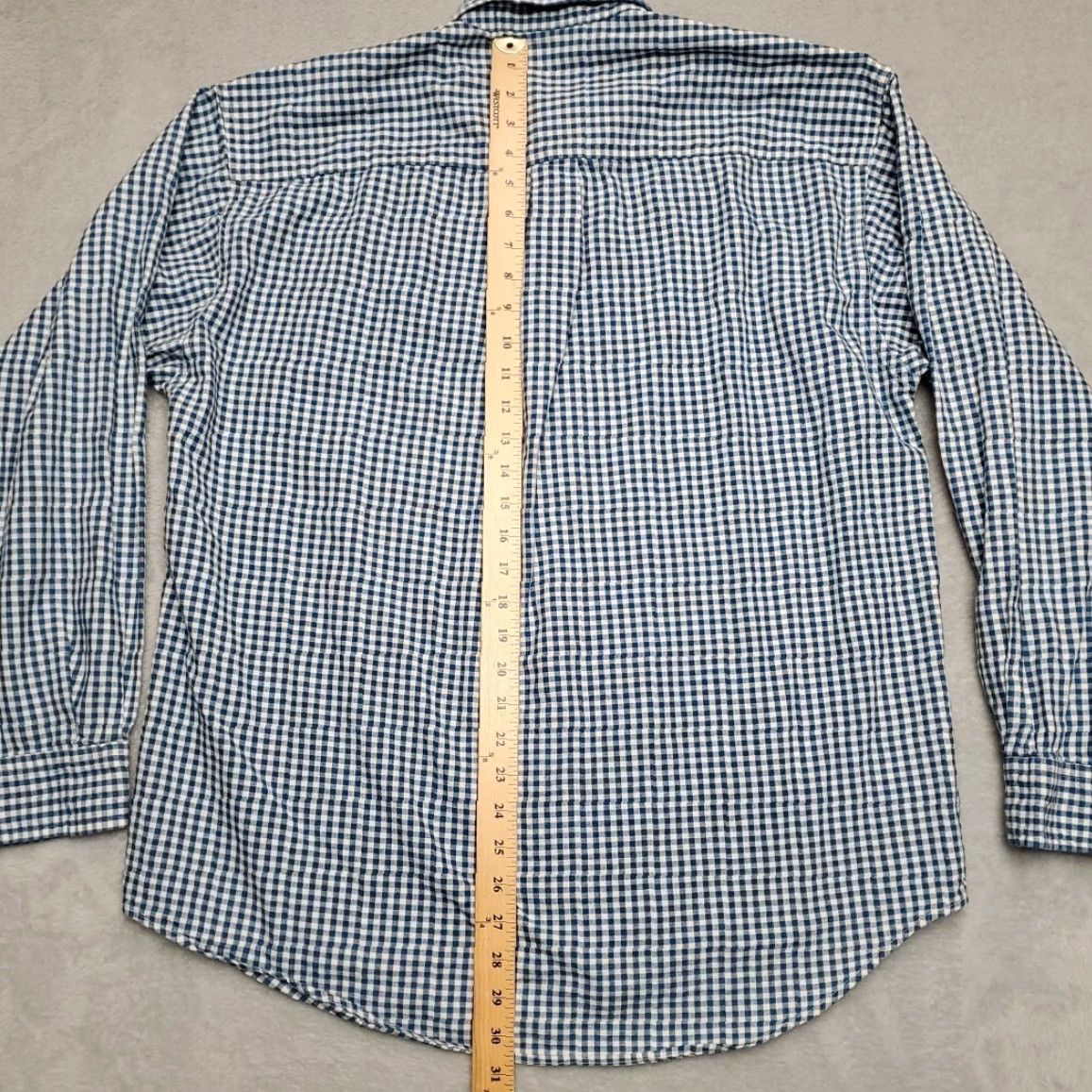 Northern Reflections VINTAGE Northern Reflections Shirt Mens L Blue Gingham Check Long Sleeve Shirt Canada Size US L / EU 52-54 / 3 - 7 Thumbnail