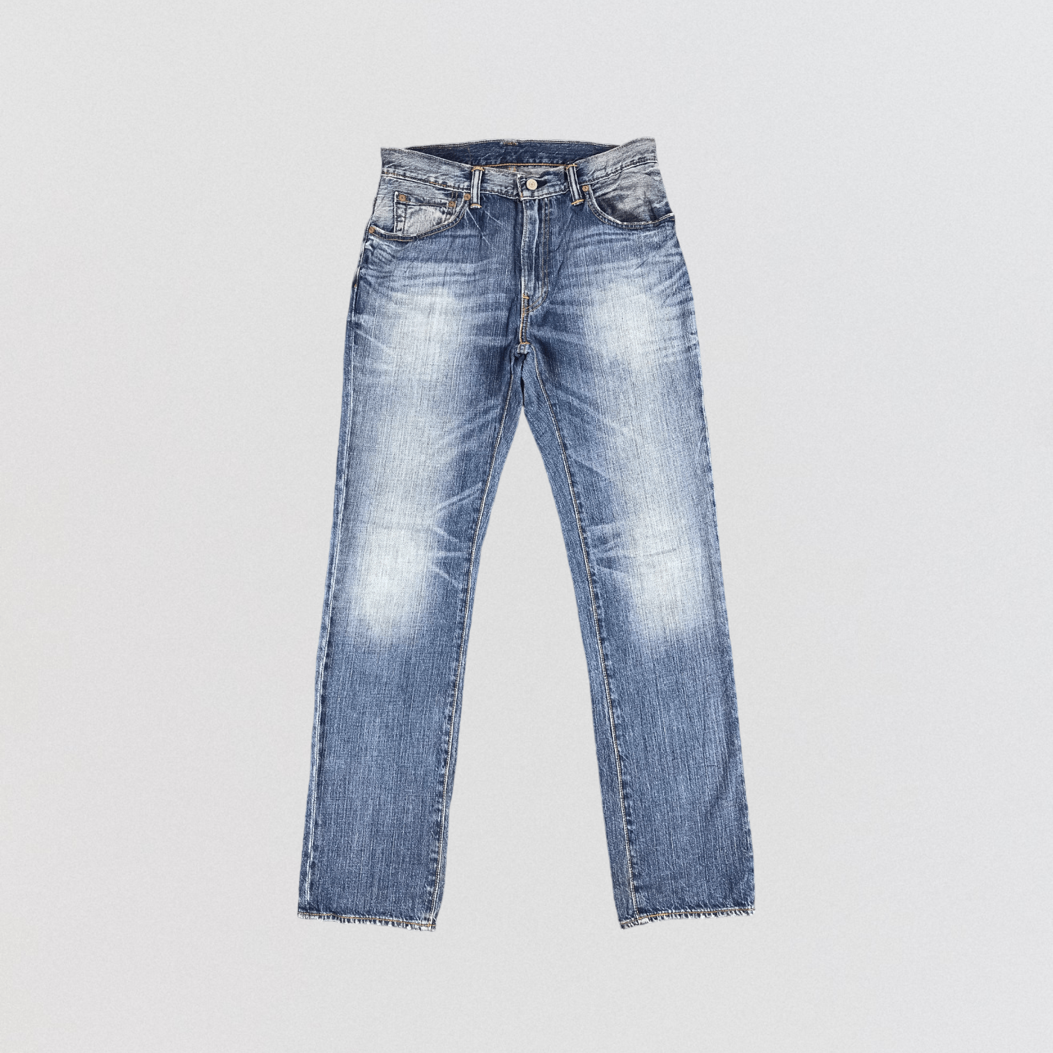 image of Blue Wash Levis 551 Jeans-Jm1424, Men's (Size 33)