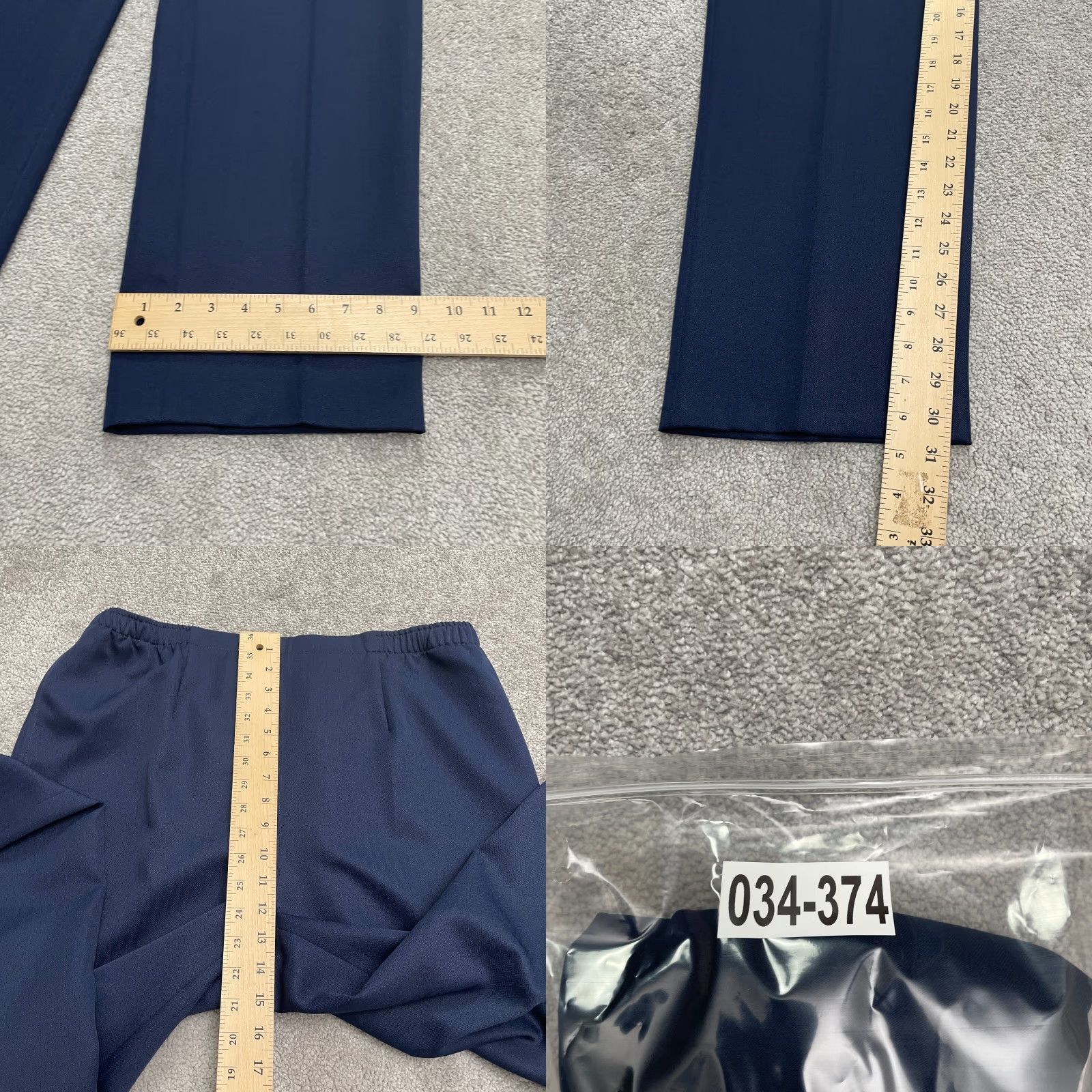 Vintage VINTAGE Draper's & Damon's Dress Pants Womens 16 Blue Pull On Elastic 90's Y2K Size 38" / US 16 / IT 52 - 8 Thumbnail