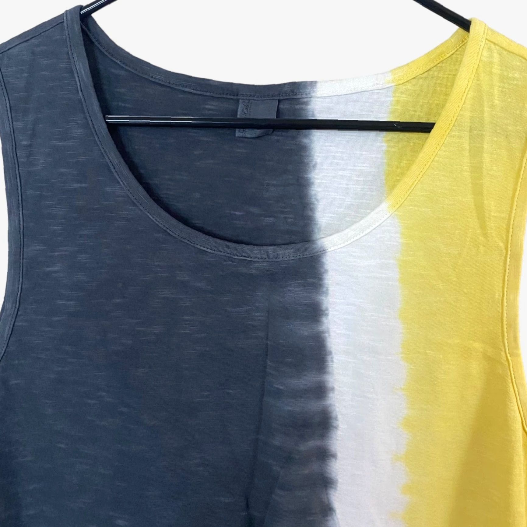 Sovereign Code Sovereign Code Tank Top Athletic Fit Gray White Yellow Tie Dye Men Medium Size US M / EU 48-50 / 2 - 5 Thumbnail