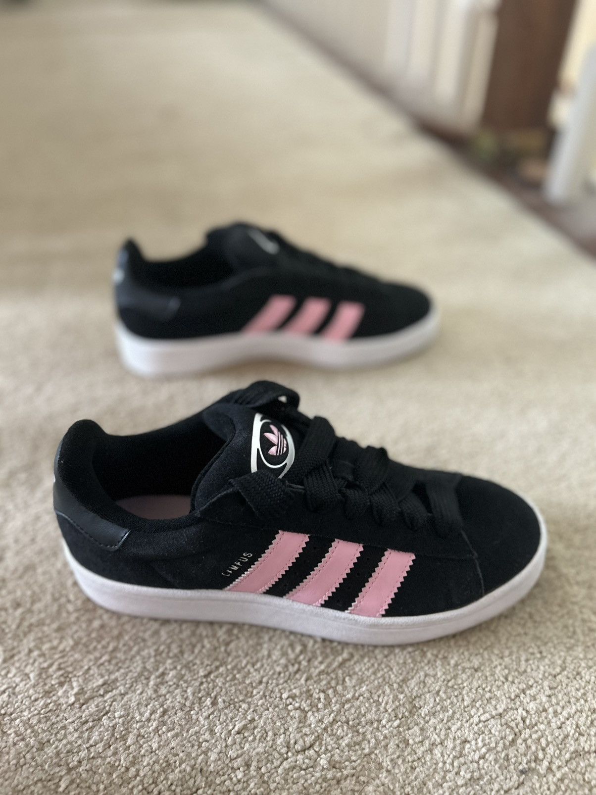 Adidas Adidas Campus ‘Black True Pink’ Size US 7.5 / IT 37.5 - 1 Thumbnail