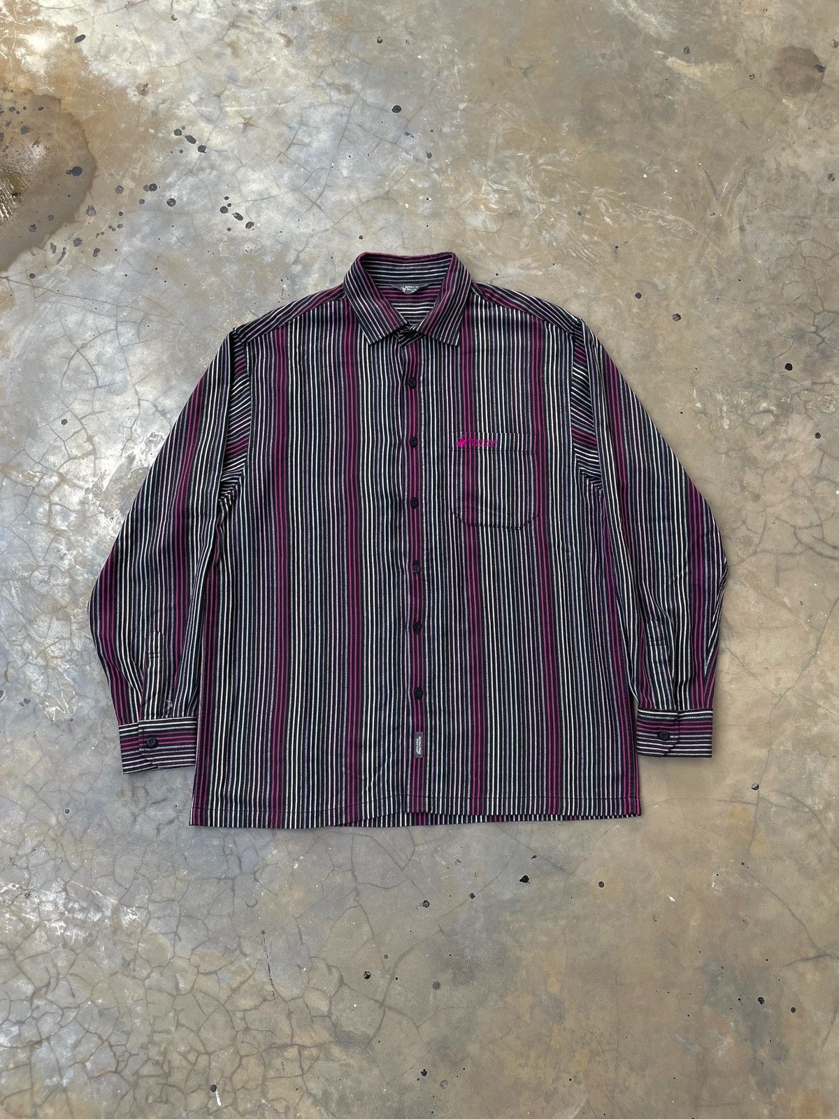 Beverly Hills Polo Club Beverly Hills Polo Club Striped Buttom Up Longsleeve Shirt Size US XL / EU 56 / 4 - 1 Thumbnail