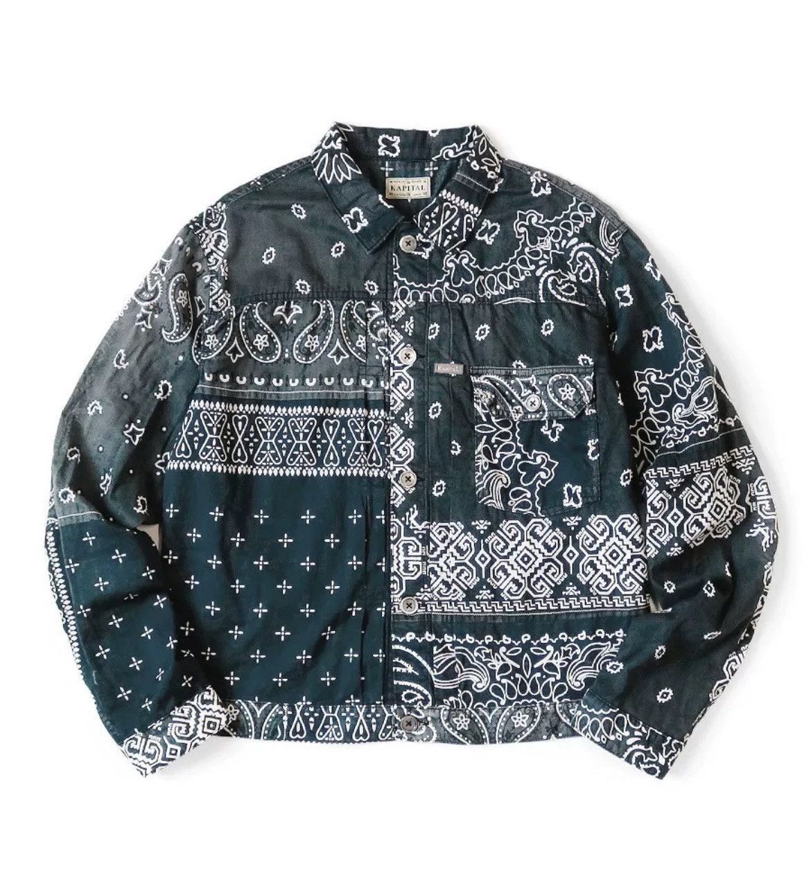 Kapital Kapital Hirata And Hiro Cotton Cashew Shirt - DMC Size US S / EU 44-46 / 1 - 1 Thumbnail
