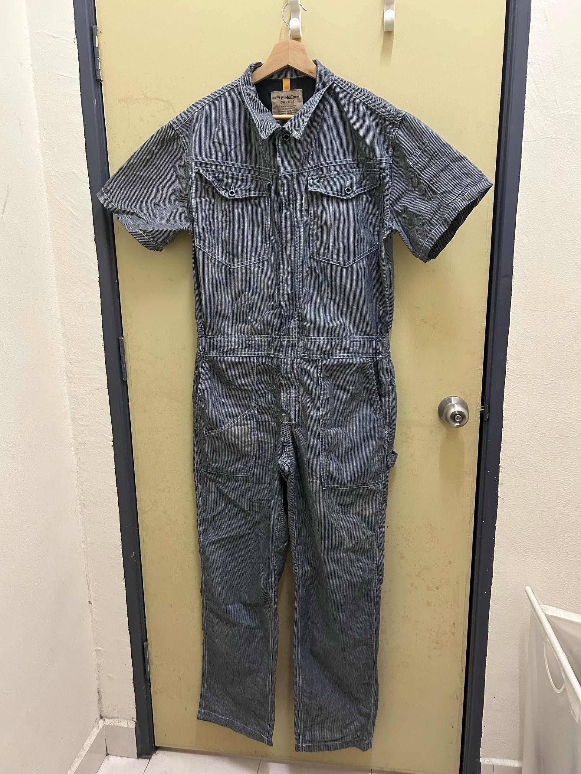 Vintage 💥Rare💥 Vintage Coverall Fieldcore Hickory Stripe Size US M / EU 48-50 / 2 - 3 Thumbnail