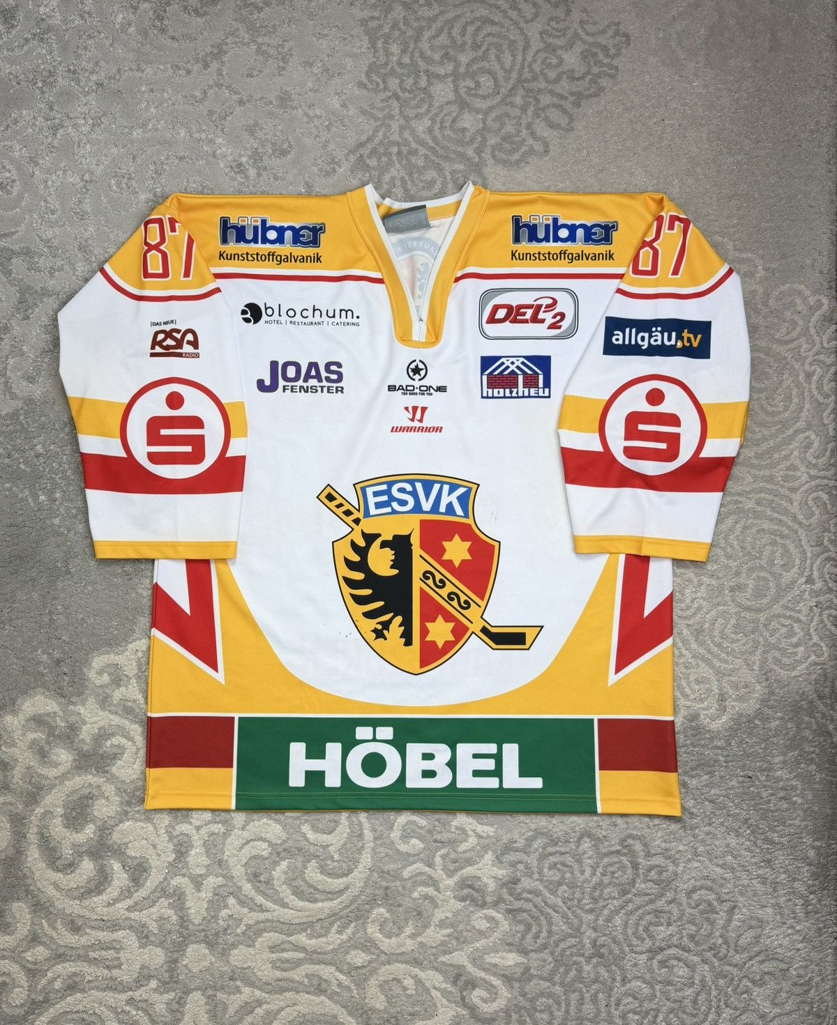 ESV Kaufbeuren Bad One #87 Karevaara Jersey Hockey Jersey