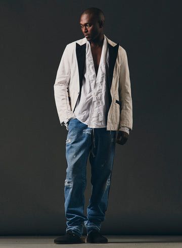 Greg Lauren $1250 Greg Lauren Painters Pant Tux Jacket Size US XL / EU 56 / 4 - 6 Thumbnail