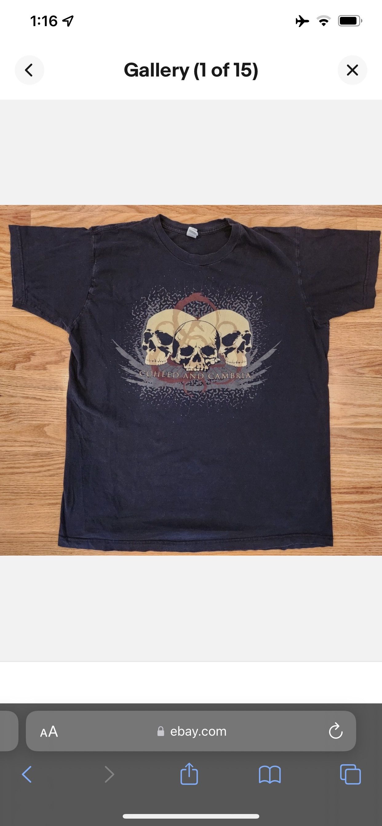 Cuts coheed and cambria Size US L / EU 52-54 / 3 - 1 Thumbnail