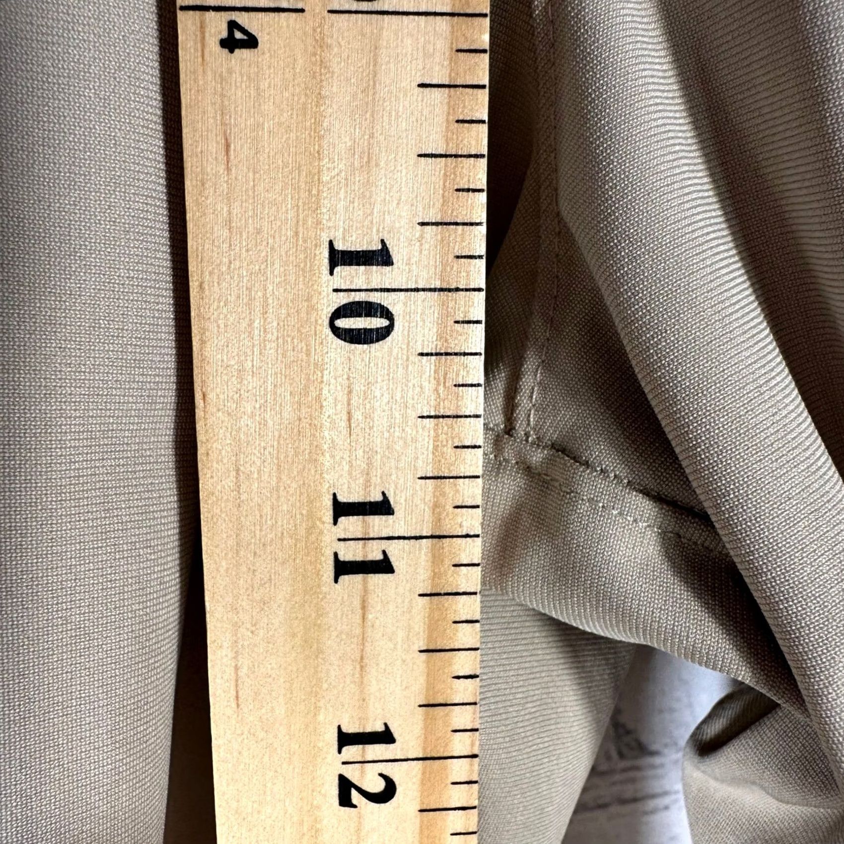 Lululemon Lululemon Commission Slim Fit Pants Mens 33 Khaki Golf Chino Trousers LM5AQYS Straightened? Size US 35 - 3 Thumbnail