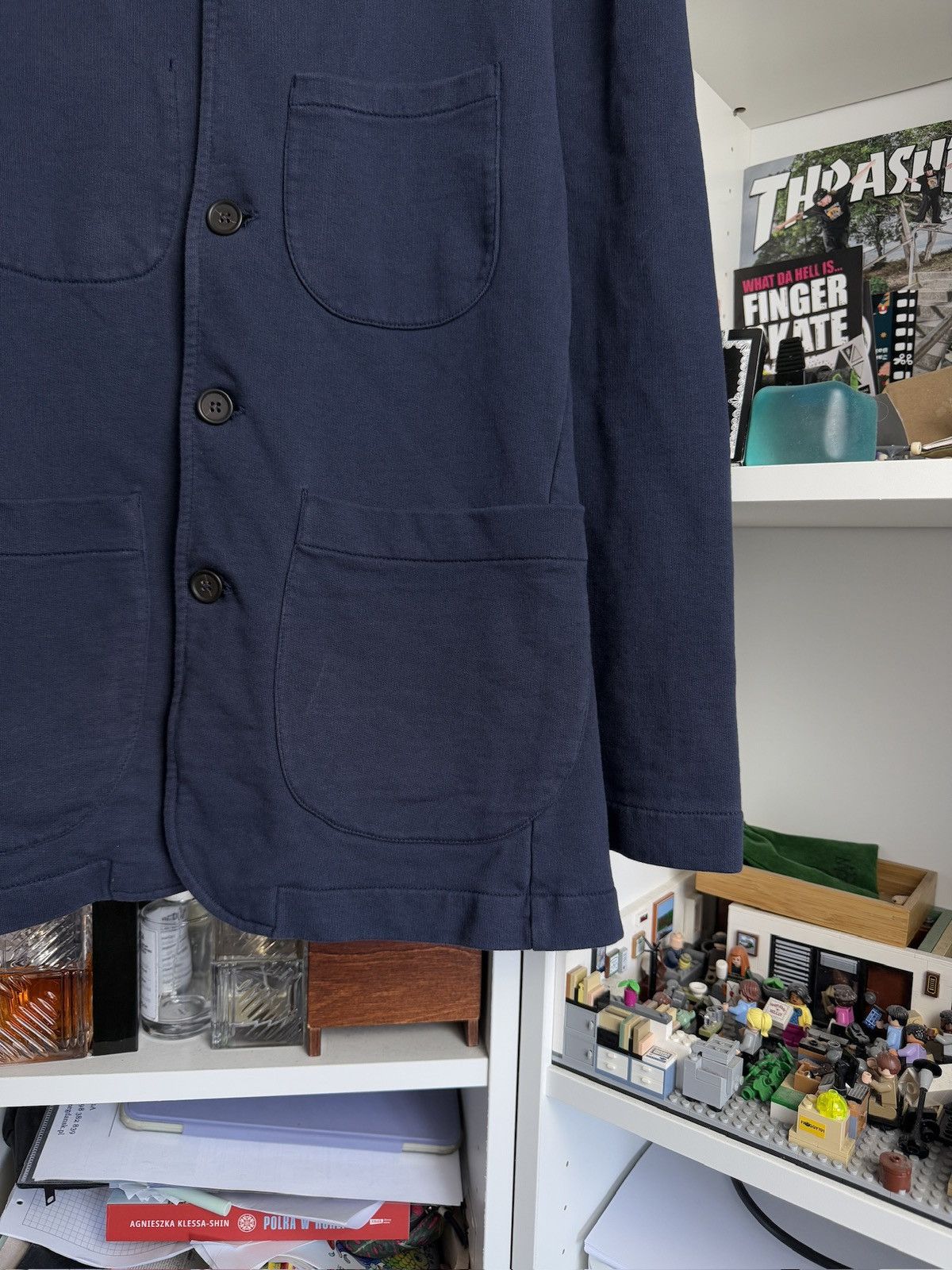 Designer × Universal Works Universal Works cotton button up over shirt sweatshirt M rare Size US M / EU 48-50 / 2 - 5 Thumbnail