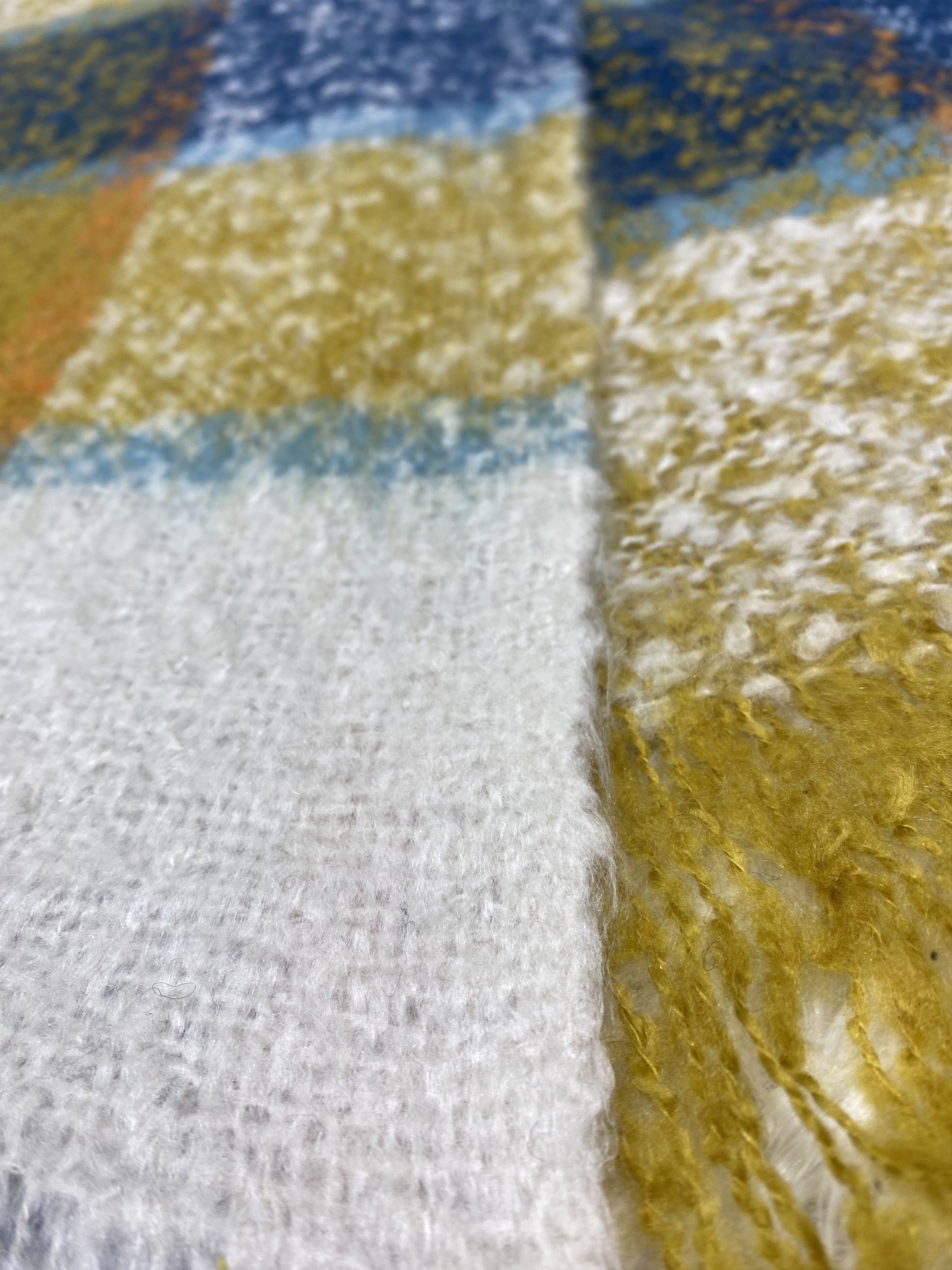 Japanese Brand Vintage Mohair Scarf / Muffler Neckwear PM0065 Size ONE SIZE - 2 Thumbnail