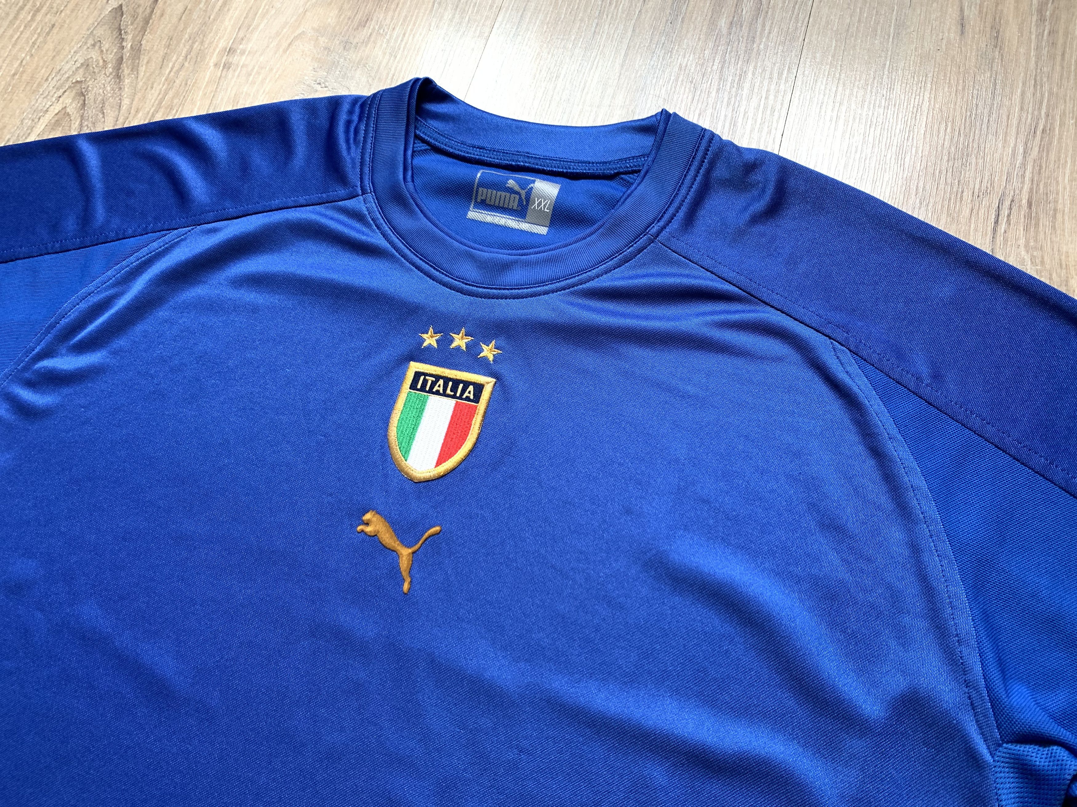 Puma × Vintage Vintage Puma Italy Home Football Shirt 2004-2006 Size US XXL / EU 58 / 5 - 3 Thumbnail