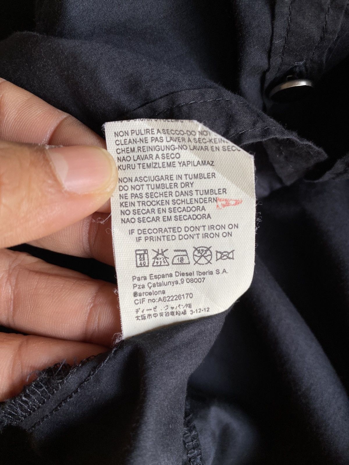 Diesel DIESEL Black Embroidered Button-Up Shirt Size XS / US 0-2 / IT 36-38 - 6 Thumbnail